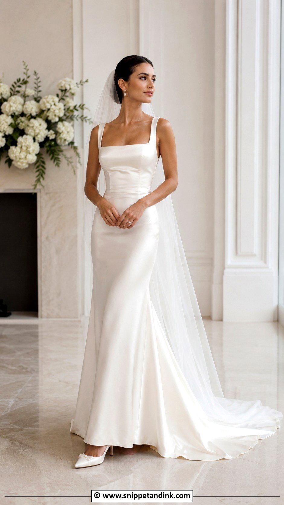 Traditional Satin Wedding Dress - Snippet and Ink - 35 Traditional Wedding Dress Ideas