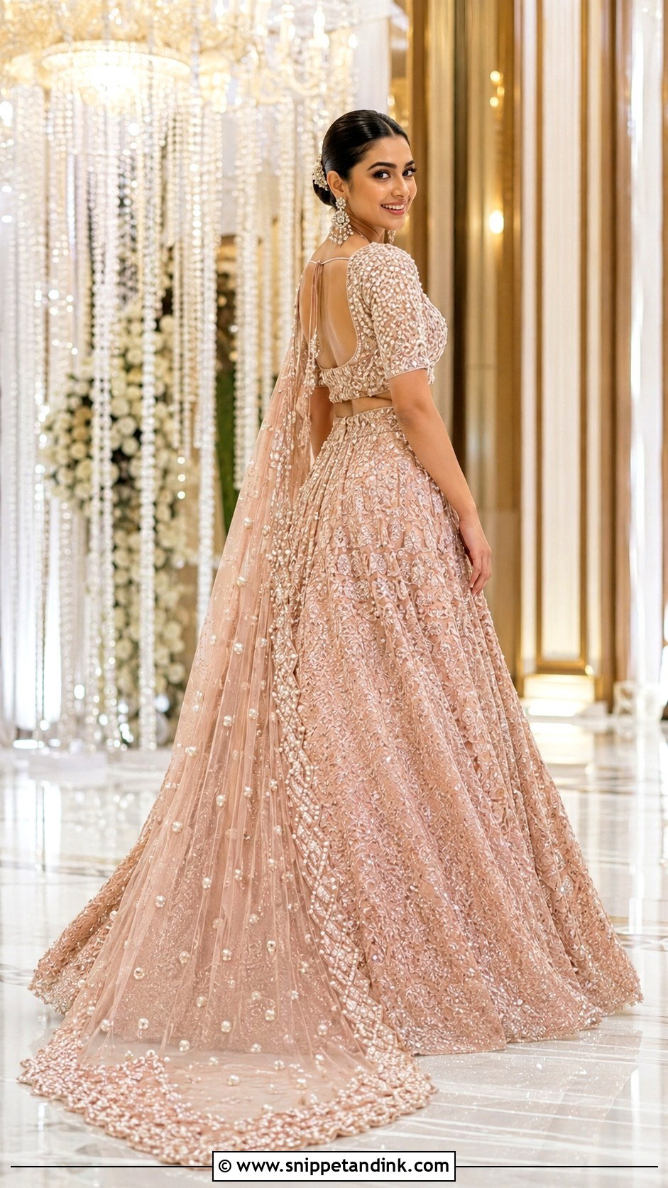 Trail Lehenga Sangeet Outfit - Snippet and Ink - 25 Bridal Sangeet Outfits