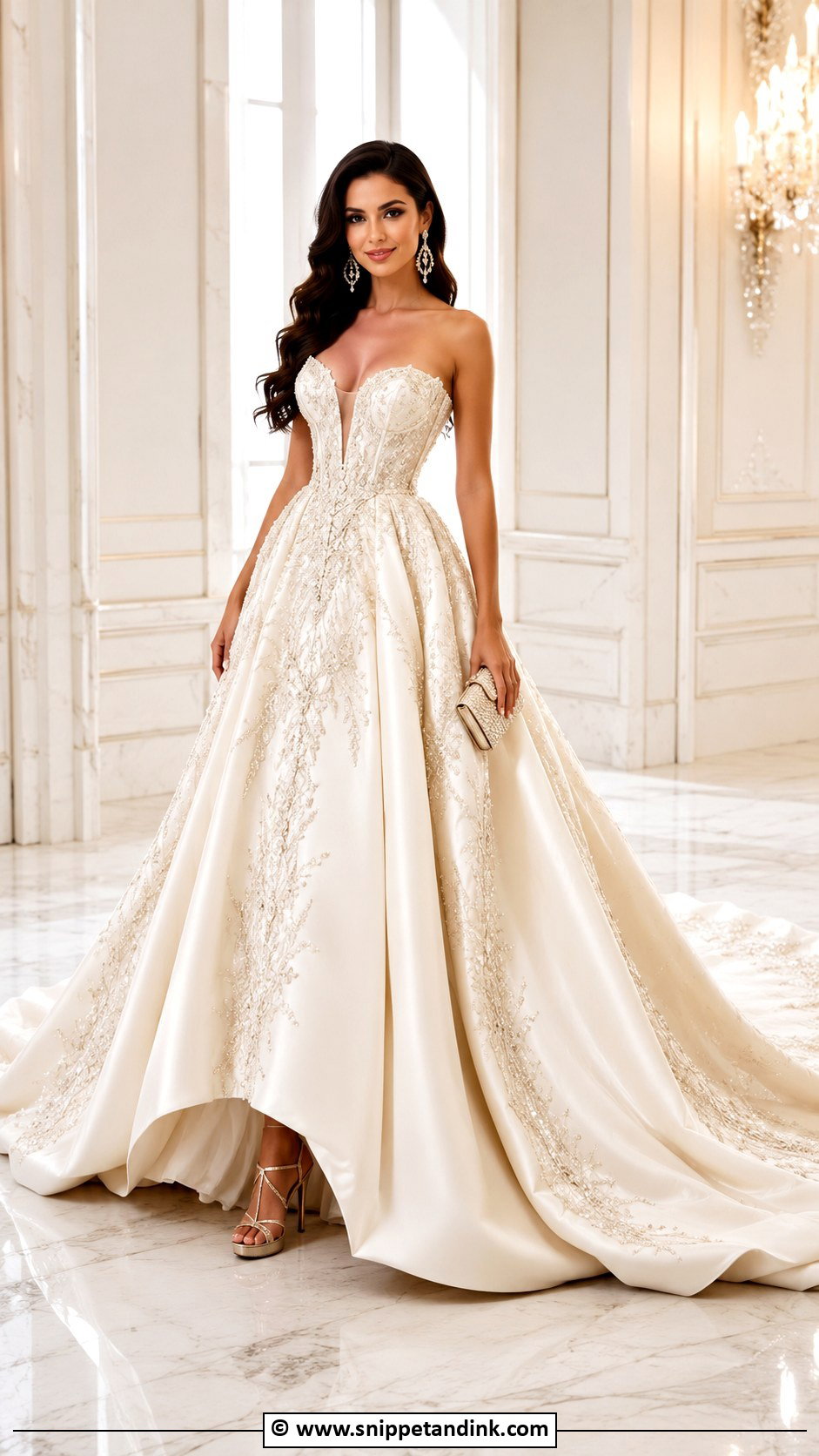 Train Princess Gown - Snippet and Ink - 35 Princess Gown Ideas