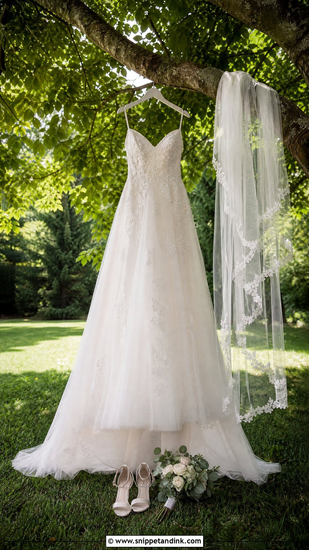Tree Branch Wedding Dress Hanging Picture - Snippet and Ink - 20 Wedding Dress Hanging Pictures Ideas