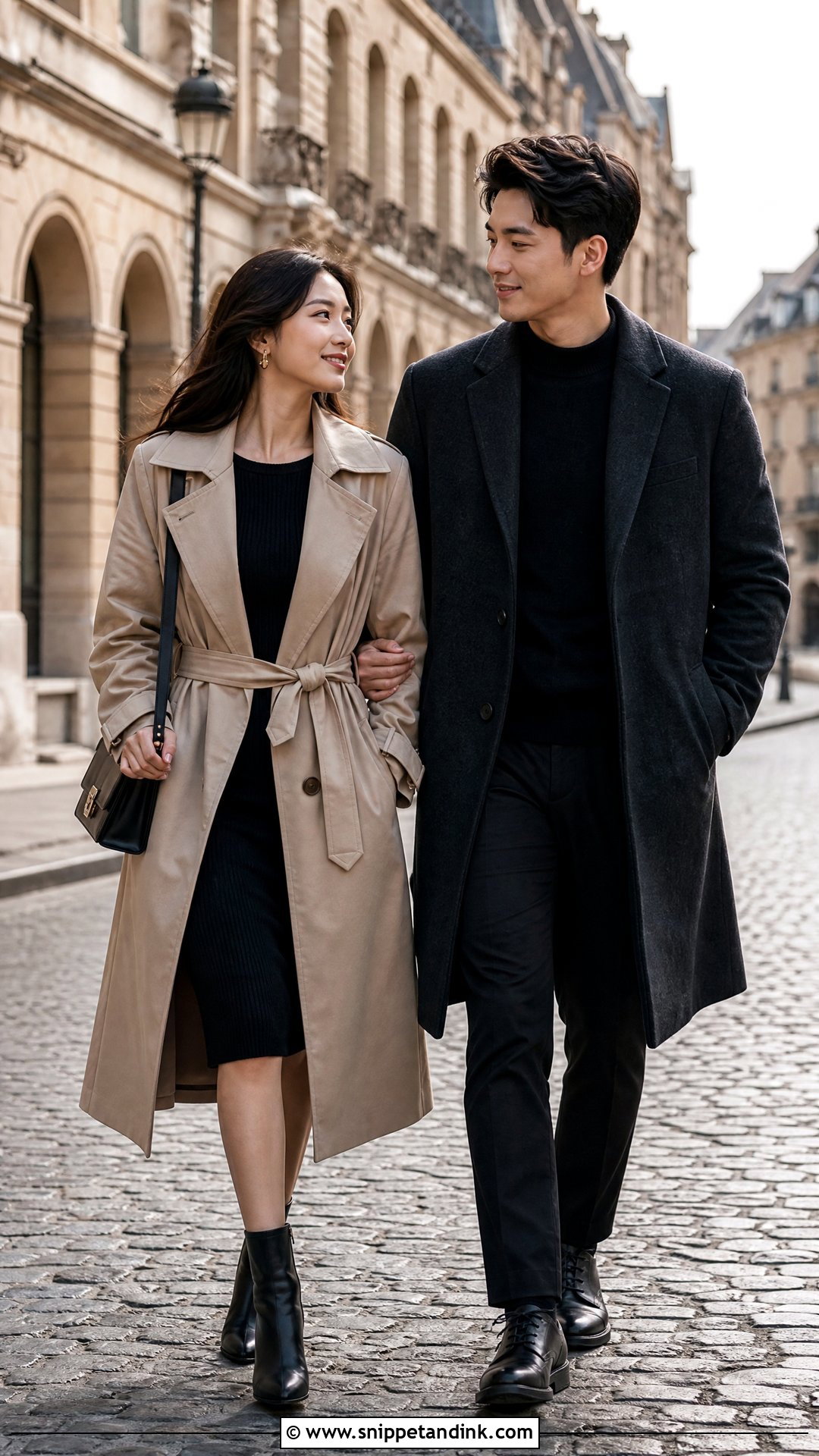 Trench Coat And Ankle Boots Prenup Outfit - Snippet and Ink - 25 Pre Nup Outfit Ideas