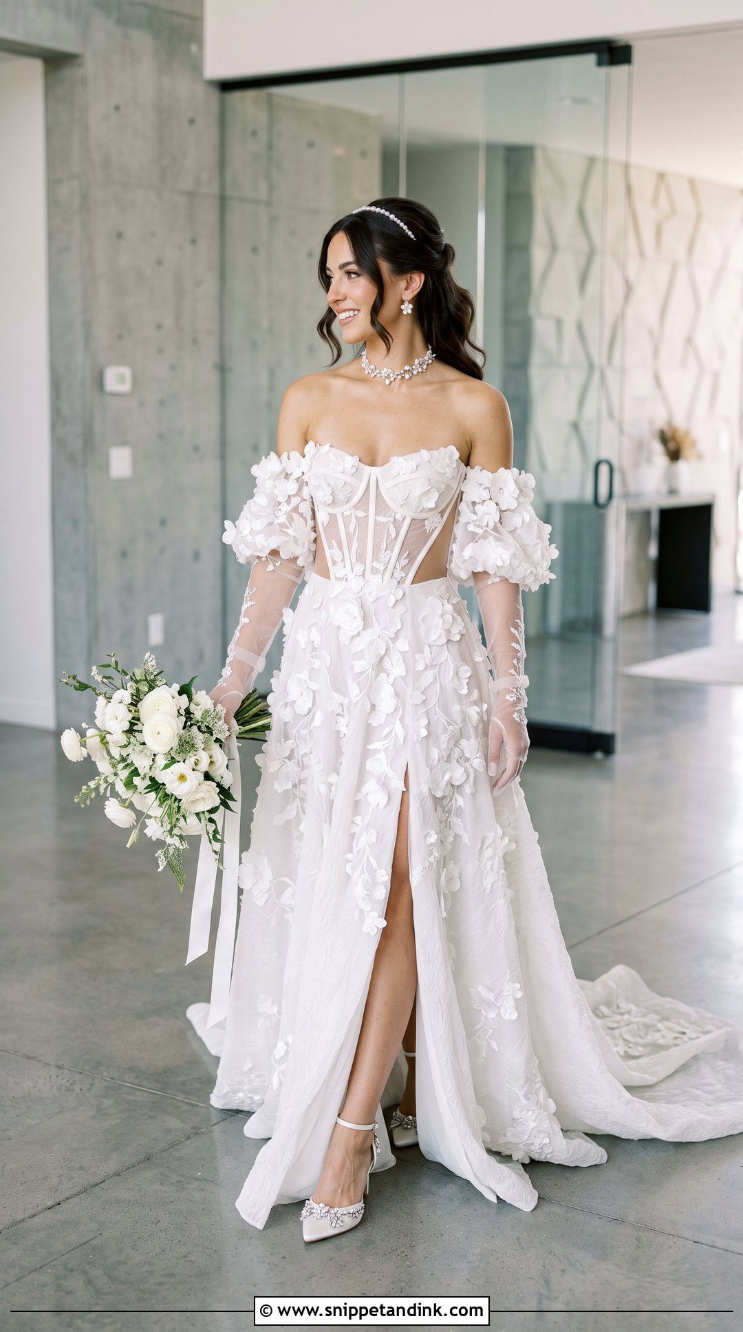 Trend Heavy Cutout Wedding Dress - Snippet and Ink - 20 Horrible Wedding Dress Ideas
