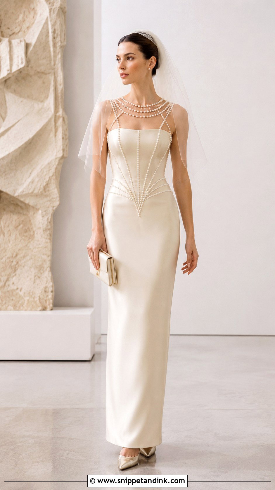 Trompe LOeil Schiaparelli Wedding Dress - Snippet and Ink - 20 Schiaparelli Wedding Dress Ideas