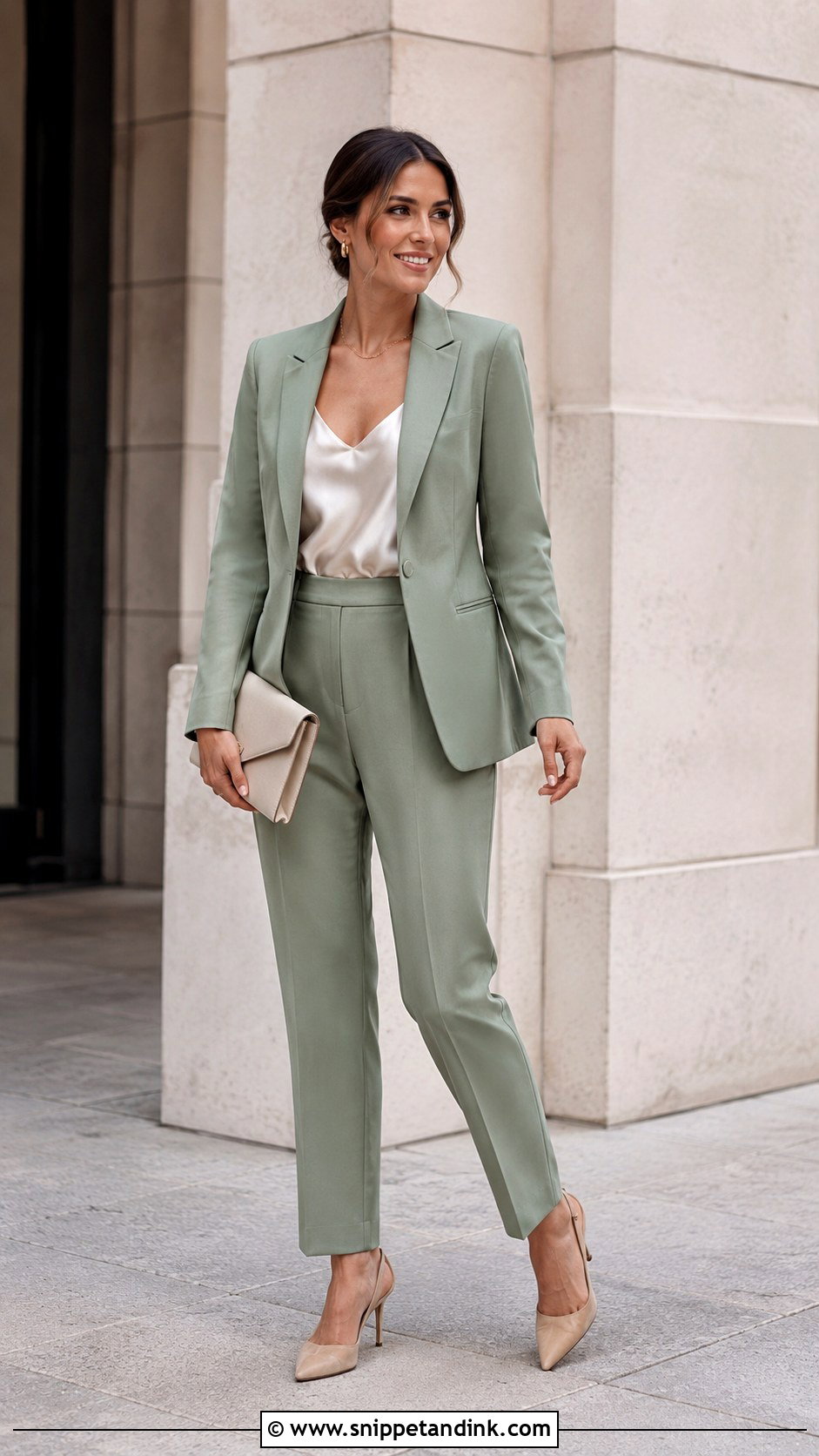 Trouser Suit Wedding Attendee Outfit - Snippet and Ink - 25 Wedding Attendee Outfit Ideas