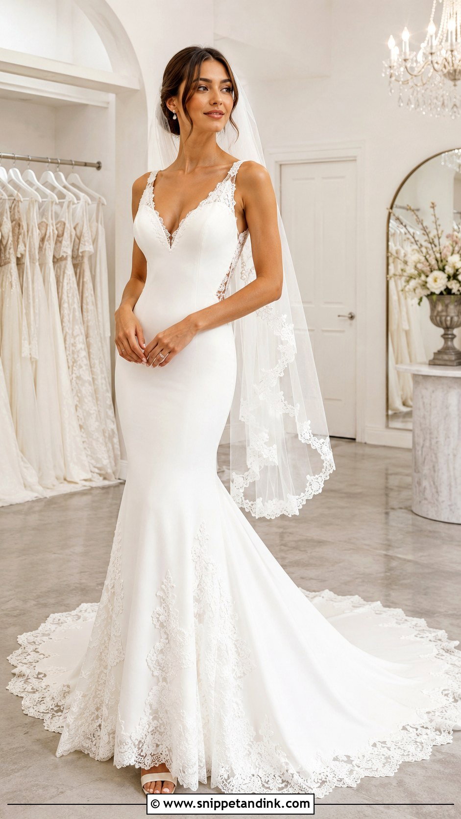 Trumpet Bridal Gown - Snippet and Ink - 25 Bridal Gown Styles