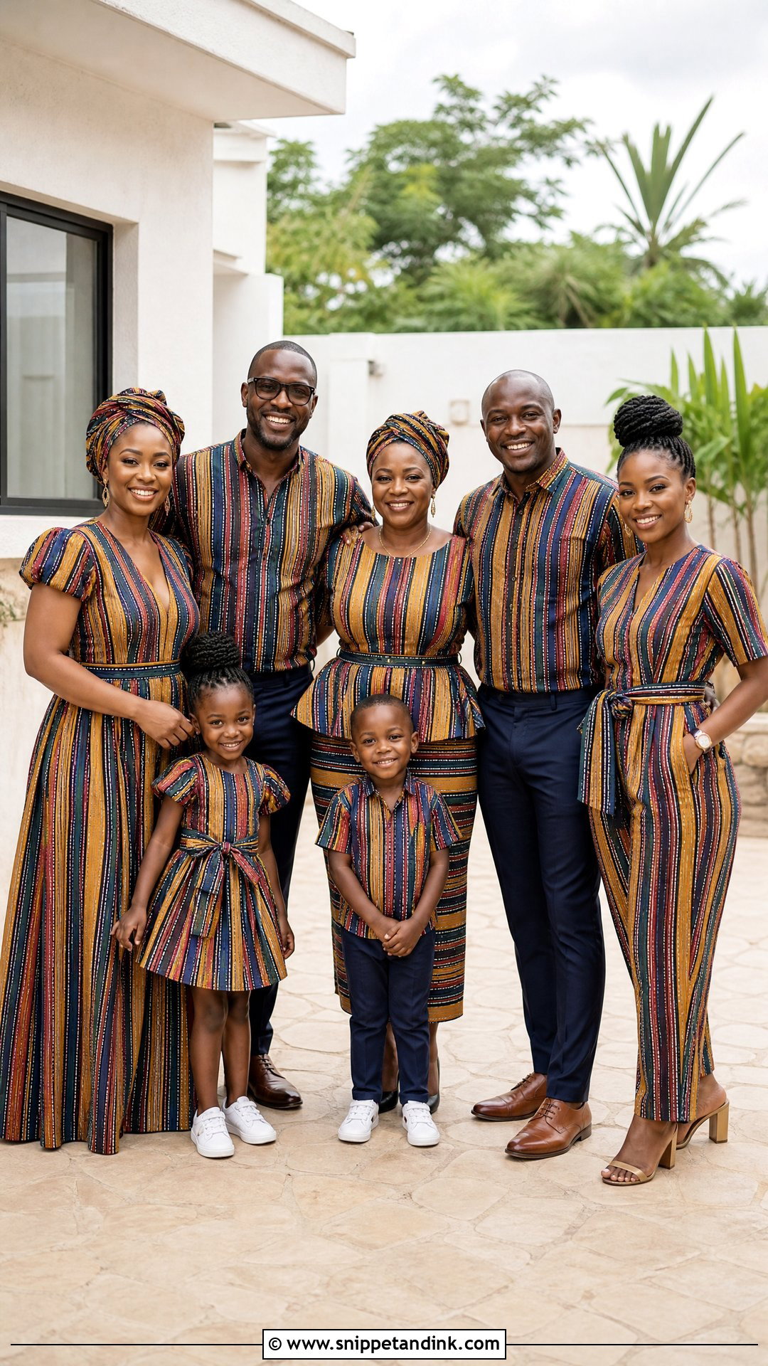 Tshivenda Family Matching Outfit - Snippet and Ink - 20 Tshivenda Traditional Attire Ideas