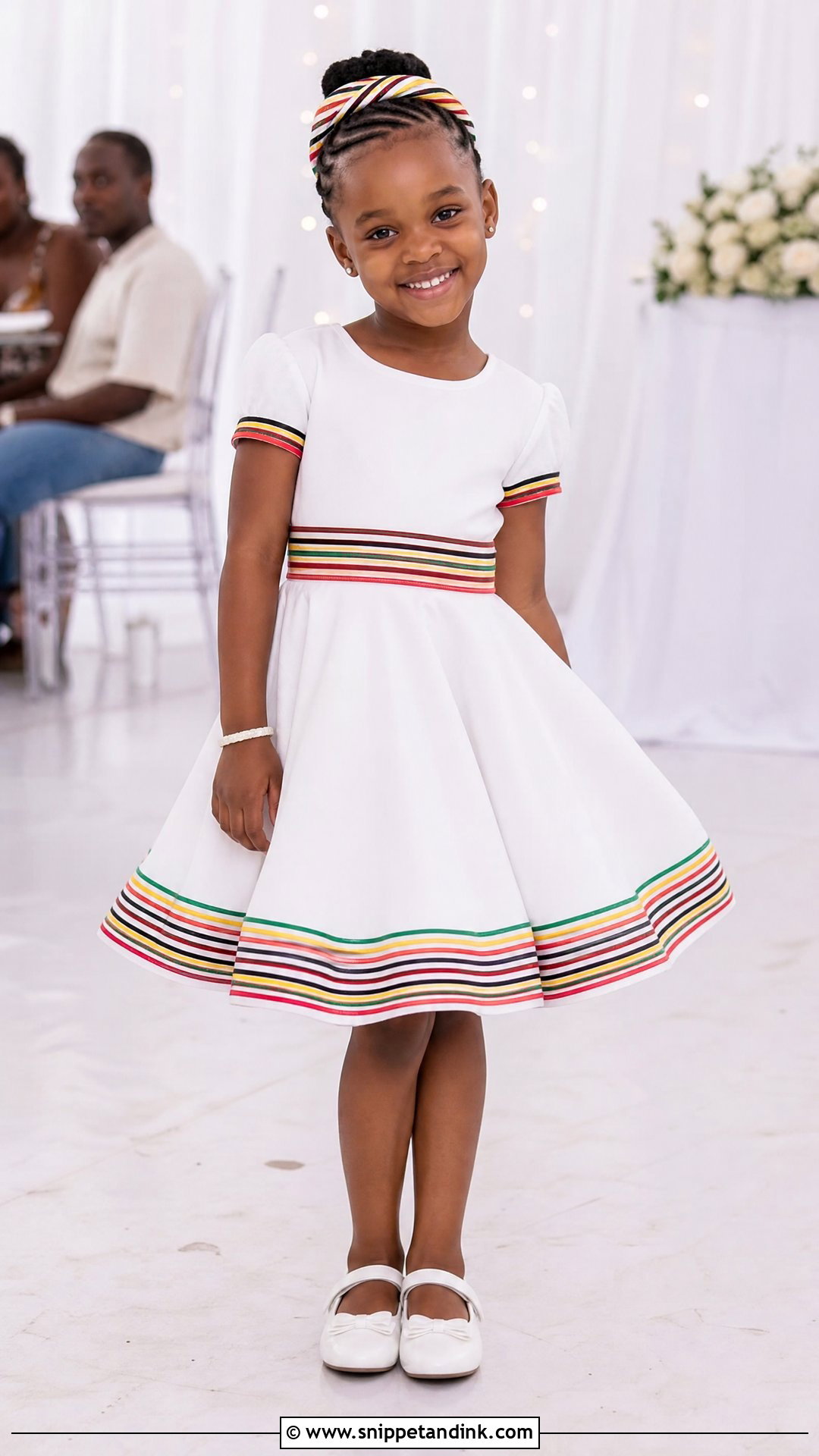 Tshivenda Girls Celebration Dress Outfit - Snippet and Ink - 20 Tshivenda Traditional Attire Ideas