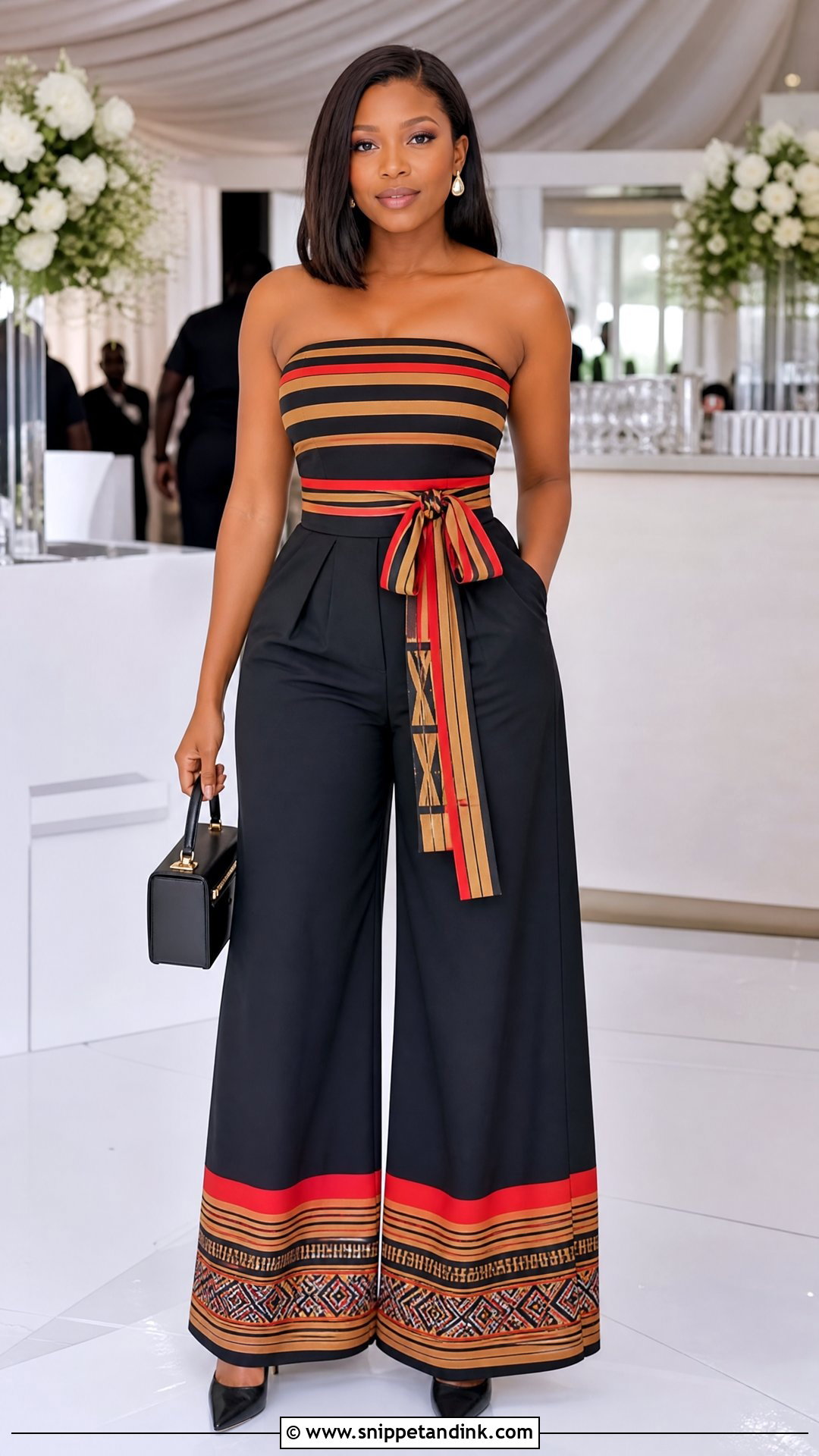 Tshivenda Jumpsuit Outfit - Snippet and Ink - 20 Tshivenda Traditional Attire Ideas