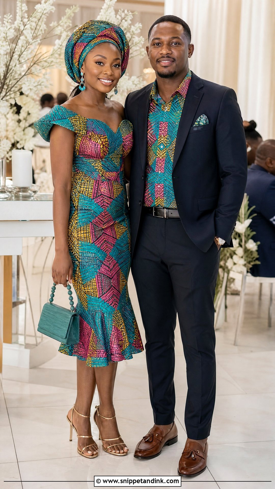 Tsonga Engagement Couple Attire - Snippet and Ink - 20 Tsonga Traditional Attire for Couples Ideas