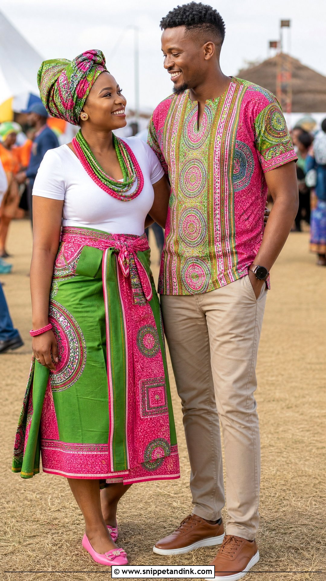 Tsonga Heritage Day Couple Attire - Snippet and Ink - 20 Tsonga Traditional Attire for Couples Ideas