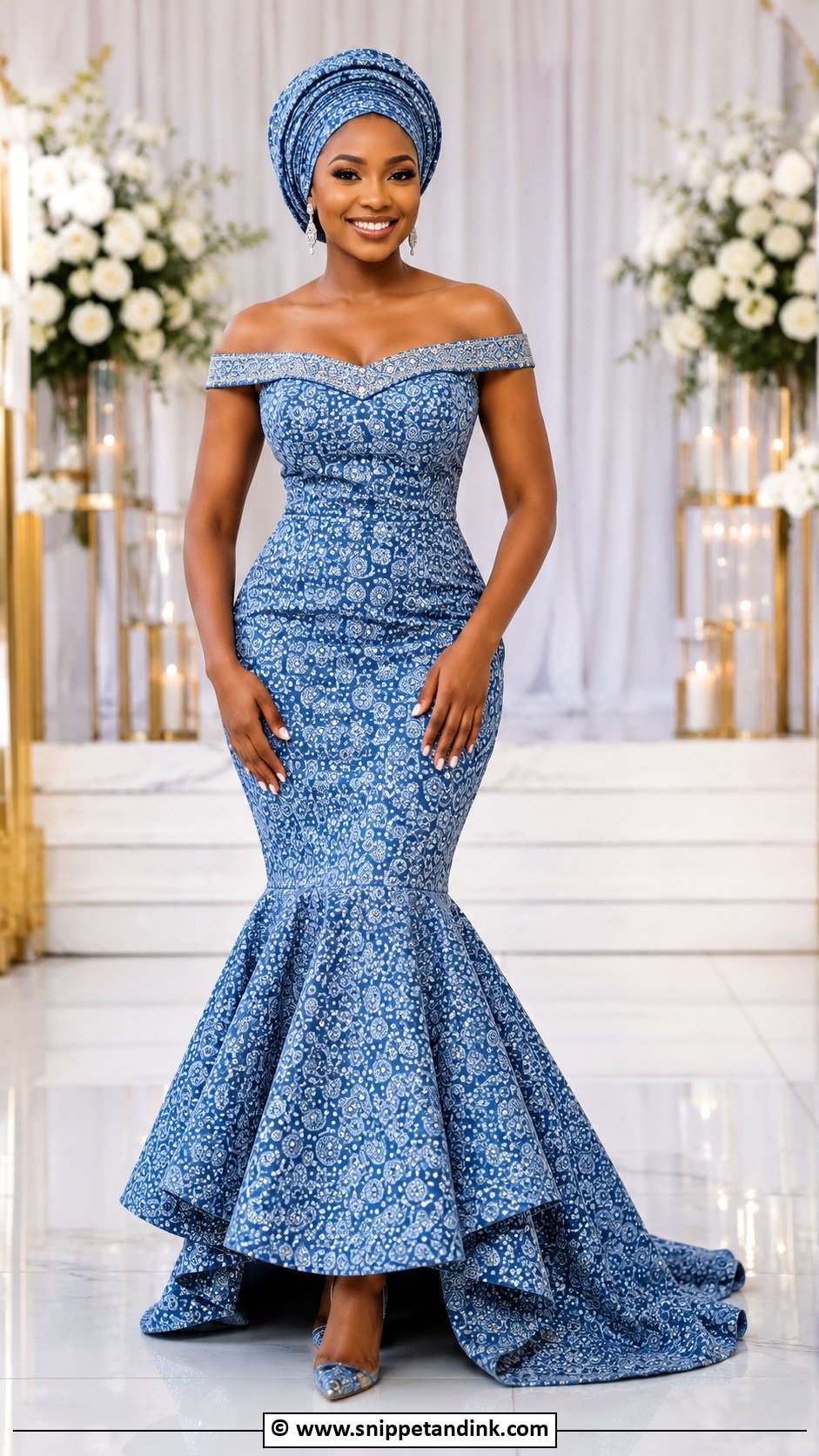 Tswana Mermaid Wedding Dress - Snippet and Ink - 25 Tswana Traditional Wedding Dresses