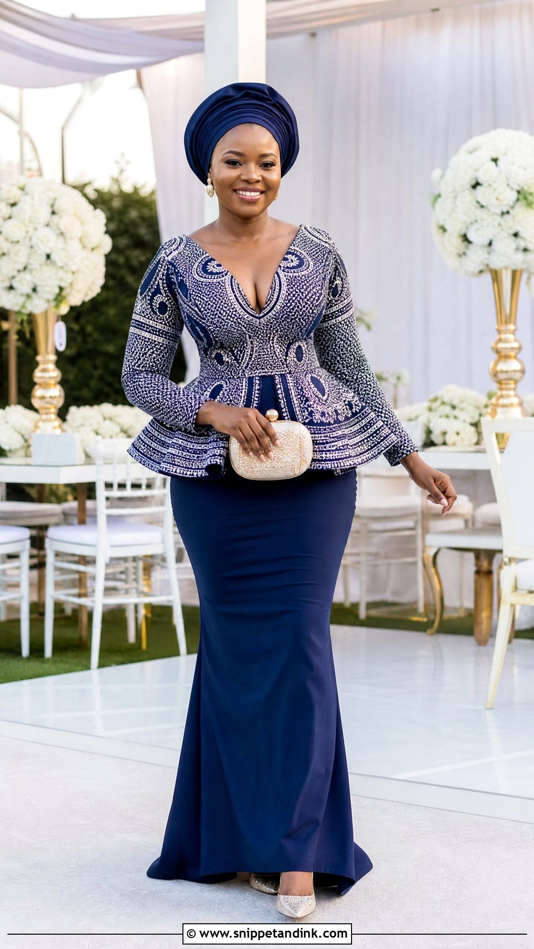Tswana Peplum Wedding Dress - Snippet and Ink - 20 Tswana Wedding Dress Ideas