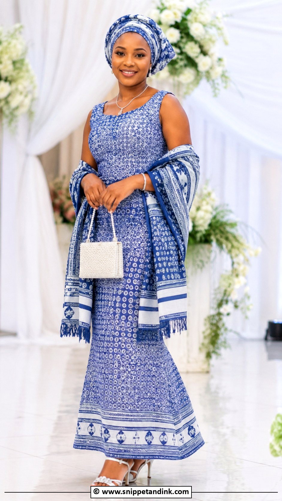 Tswana Wedding Dress With Shawl - Snippet and Ink - 25 Tswana Traditional Wedding Dresses