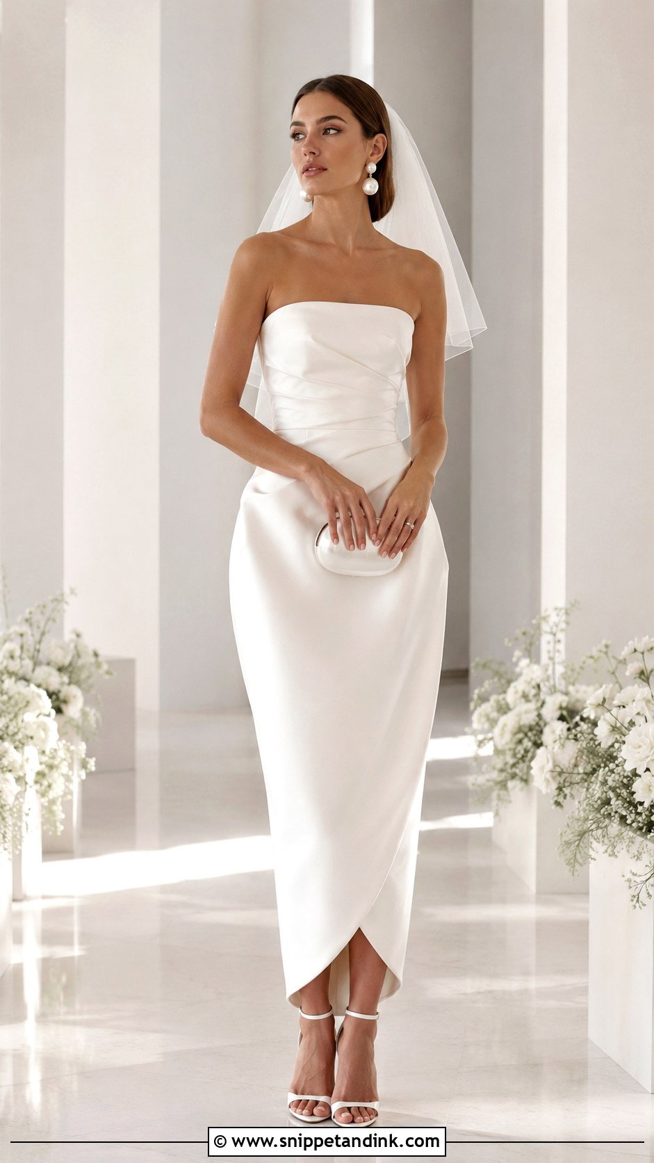 Tulip Skirt Architectural Wedding Dress - Snippet and Ink - 20 Architectural Wedding Dress Ideas