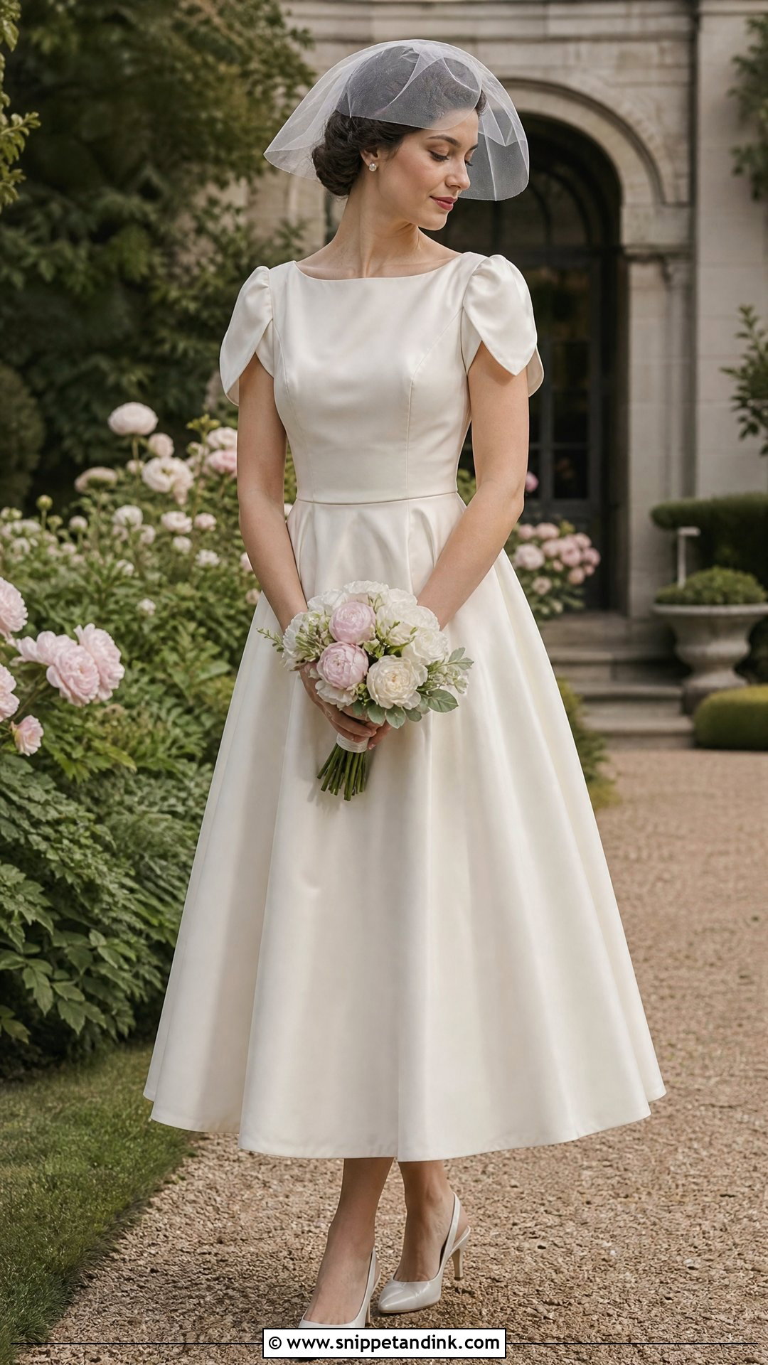 Tulip Sleeve Vintage Wedding Dress - Snippet and Ink - 20 Vintage Wedding Dress Sleeves