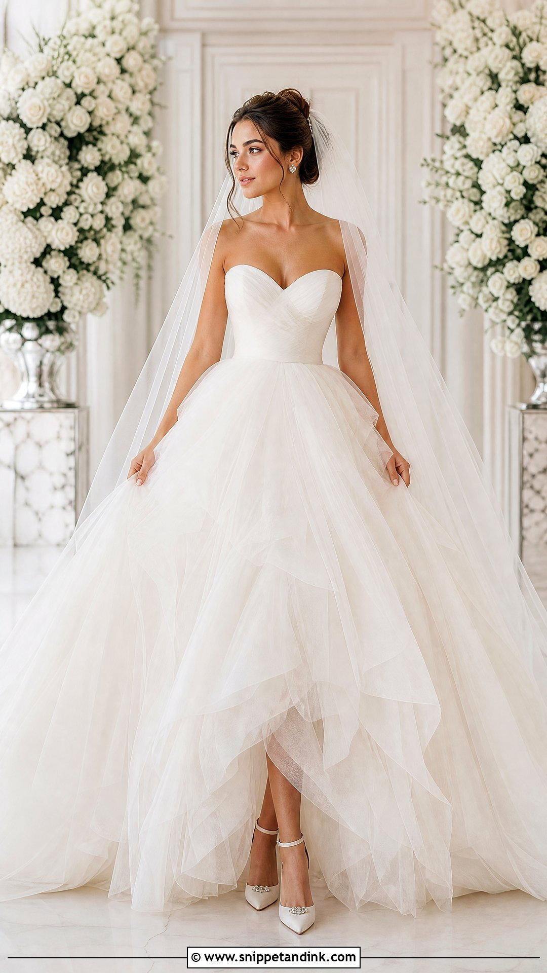 Tulle Ball Gown Wedding Dress - Snippet and Ink - 25 Affordable Wedding Dress Ideas