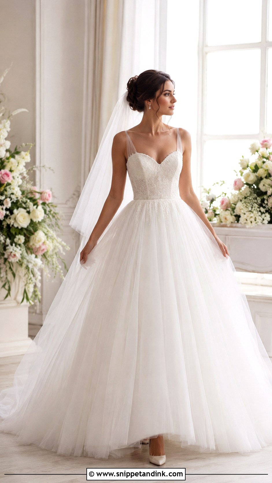 Tulle Ball Gown Wedding Dress - Snippet and Ink - 25 Classic Timeless Wedding Dress Ideas