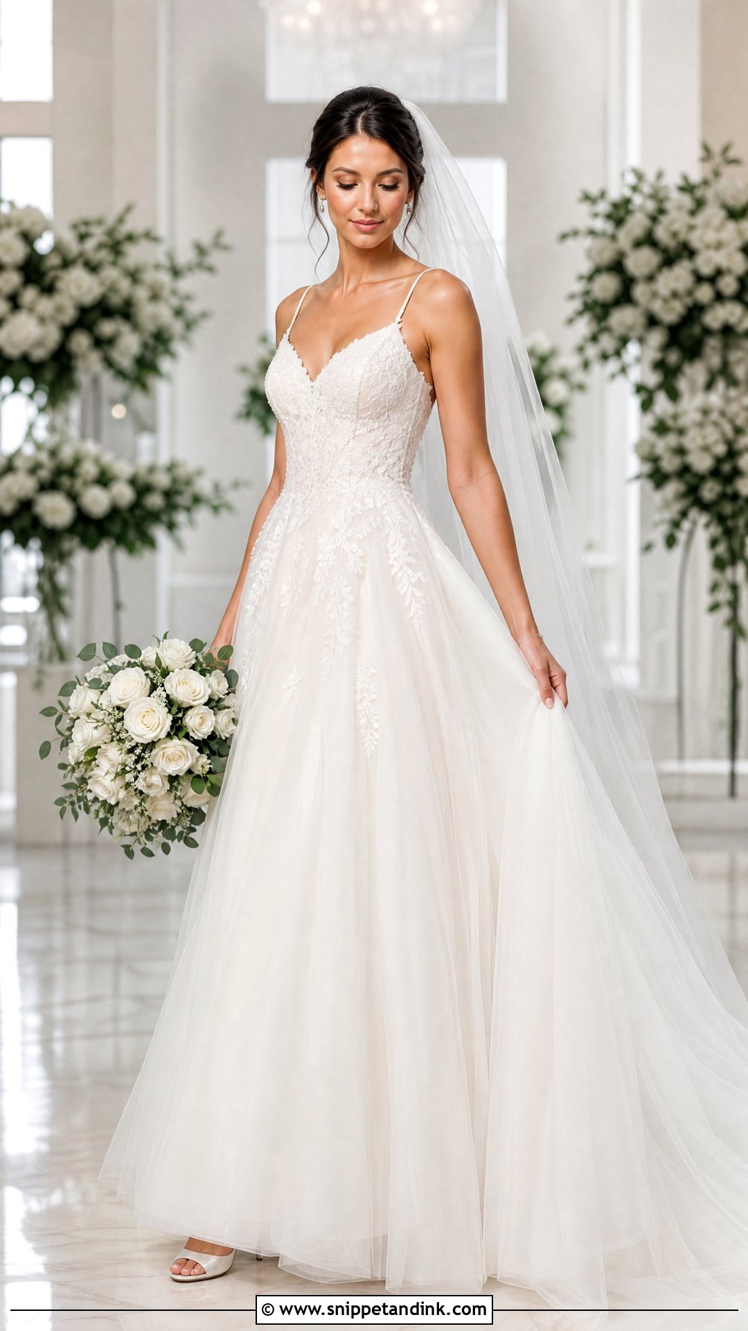 Tulle Ball Gown Wedding Dress - Snippet and Ink - 25 Sophisticated Wedding Dress Ideas