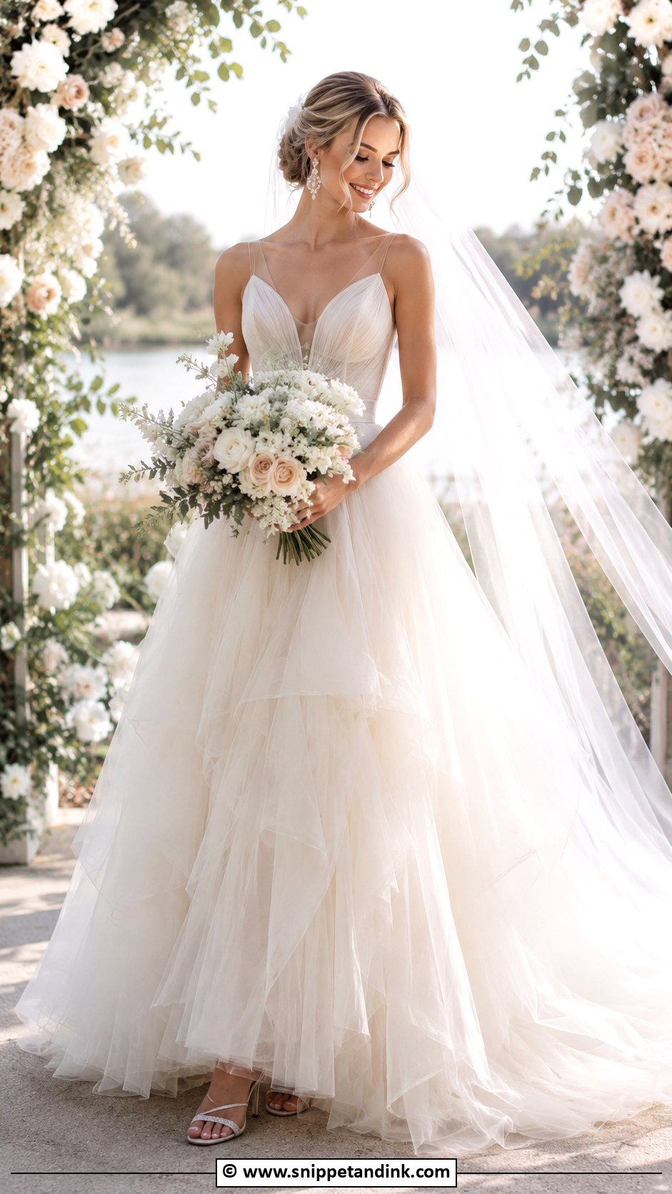 Tulle Ball Gown Wedding Dress - Snippet and Ink - 30 Beautiful Wedding Dresses