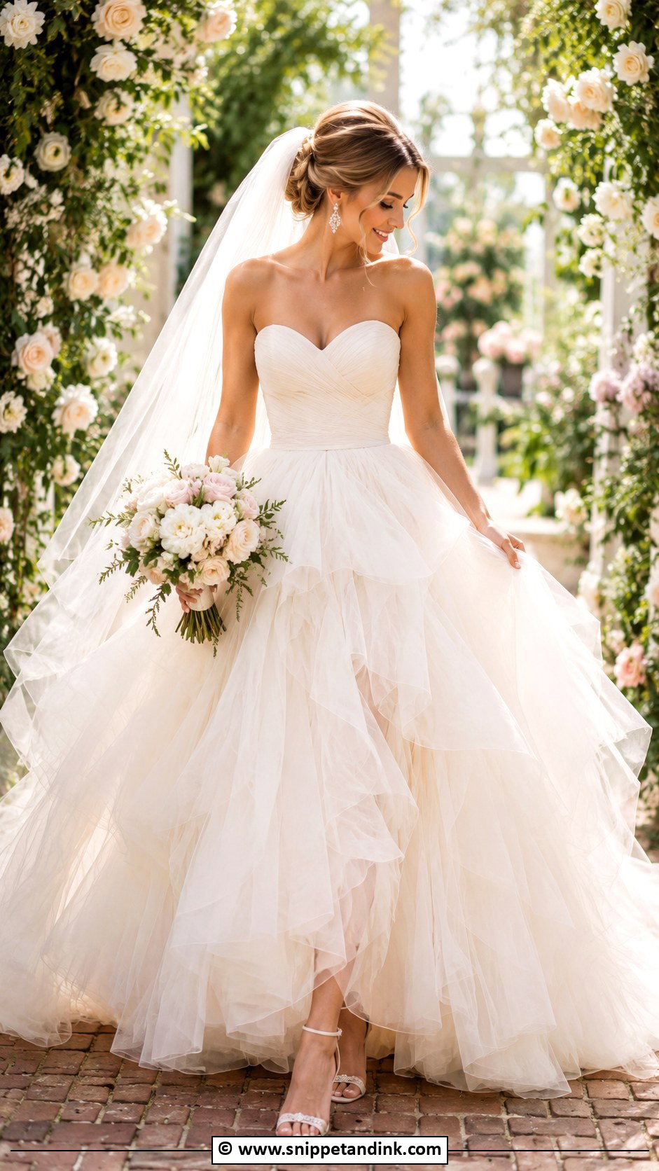 Tulle Ball Gown Wedding Dress - Snippet and Ink - 30 Luxury Wedding Dress Ideas