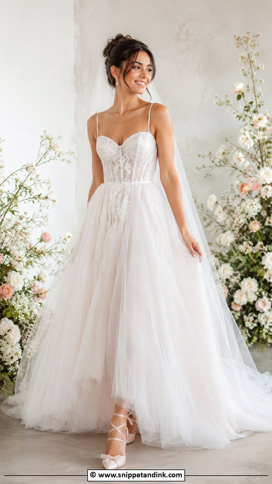 Tulle Ball Gown Wedding Dress - Snippet and Ink - 30 Wedding Dresses Ball Gown