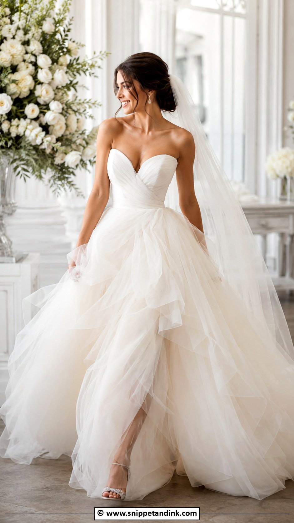 Tulle Ball Gown Wedding Dress - Snippet and Ink - 25 Unique Wedding Dresses Different