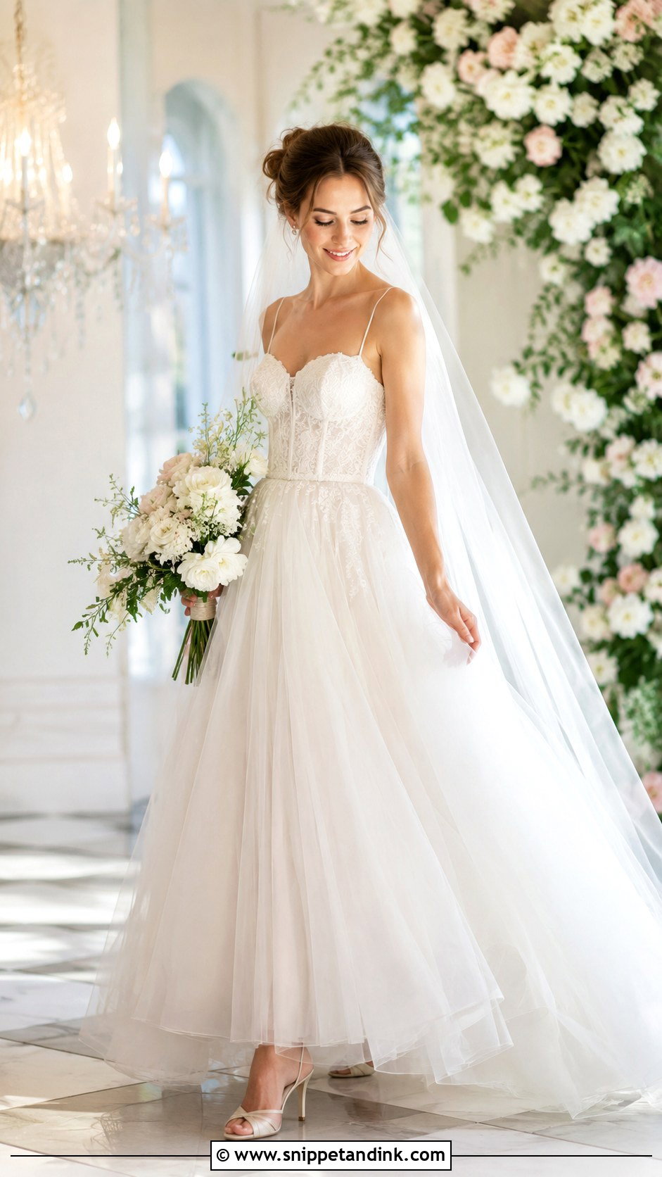 Tulle Bridal Dress - Snippet and Ink - 25 Elegant Bridal Dress Ideas