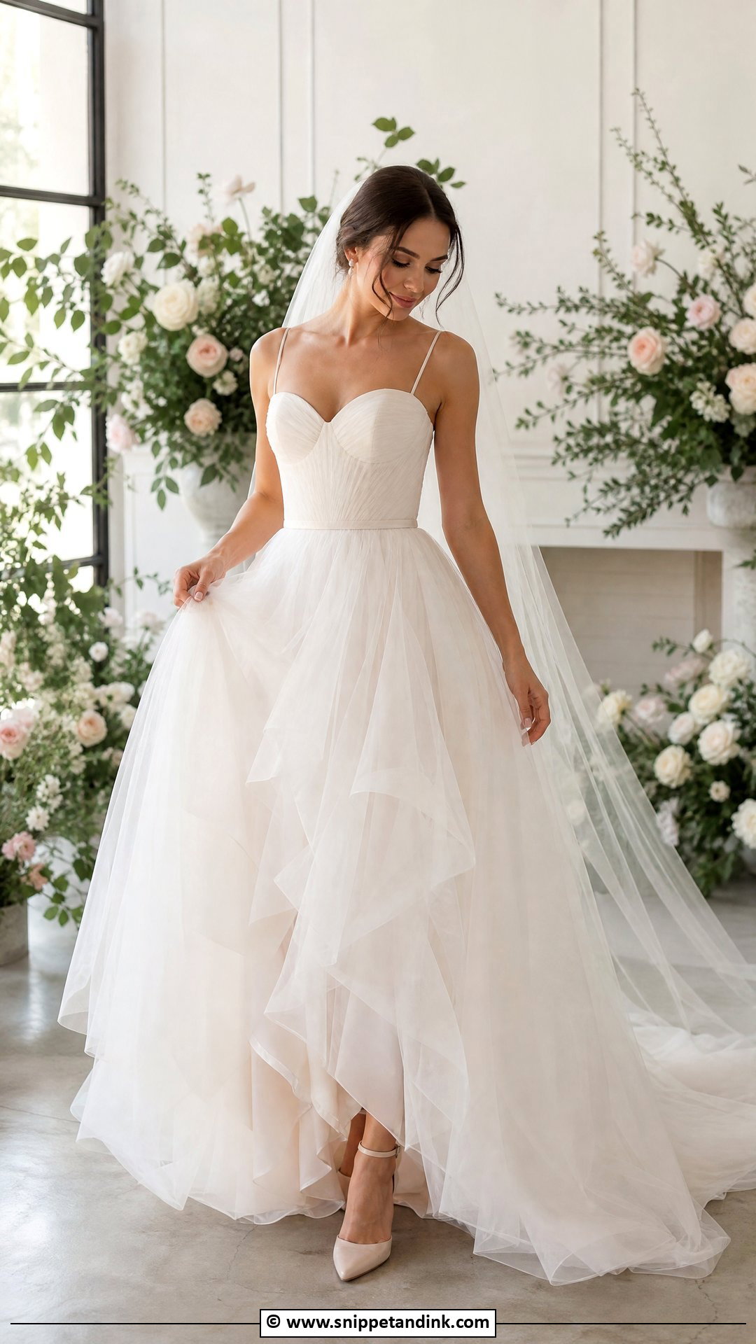 Tulle Bridal Gown - Snippet and Ink - 35 Bridal Gowns