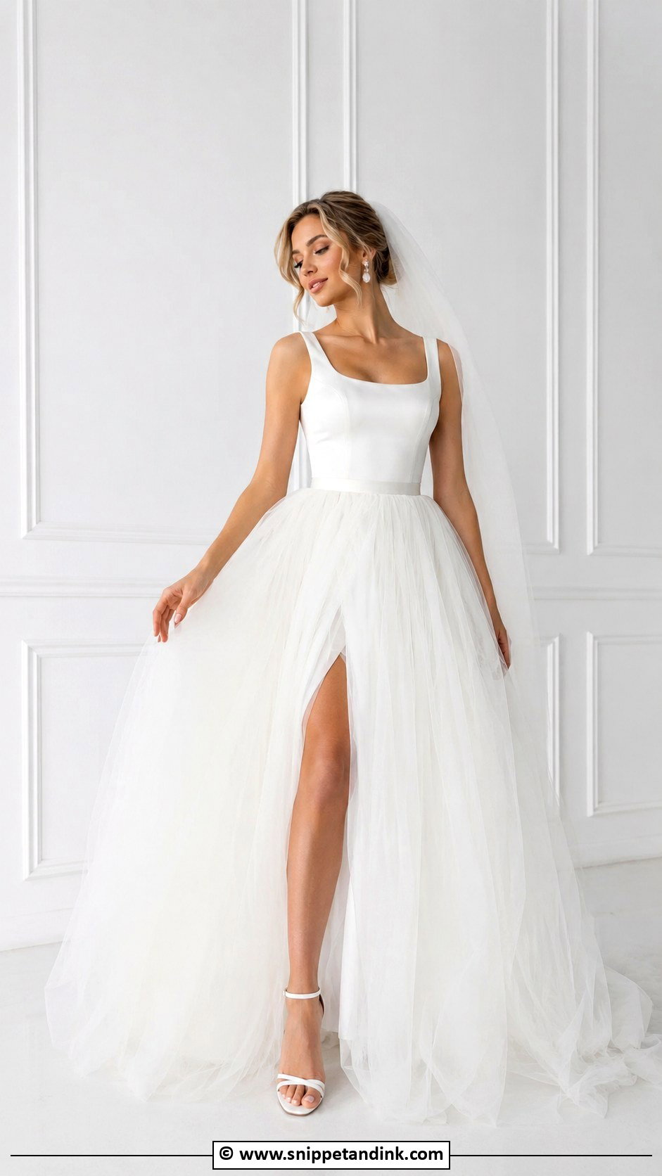 Tulle Bridal Skirt Outfit - Snippet and Ink - 30 Alternative Wedding Dress Ideas