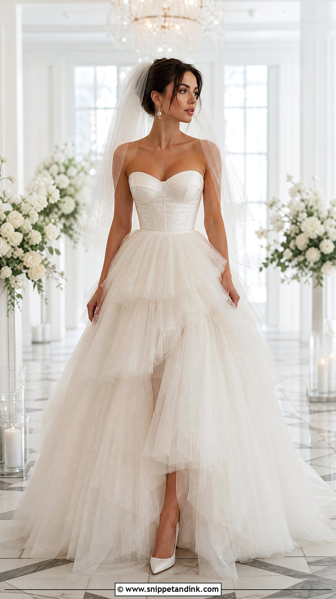 Tulle Bridal Skirt With Corset Top - Snippet and Ink - 20 Bridal Skirt Ideas