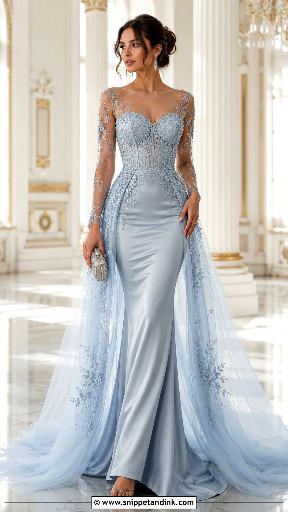 Tulle Corset Fitted Gown - Snippet and Ink - 20 Fitted Gown Styles for Materials