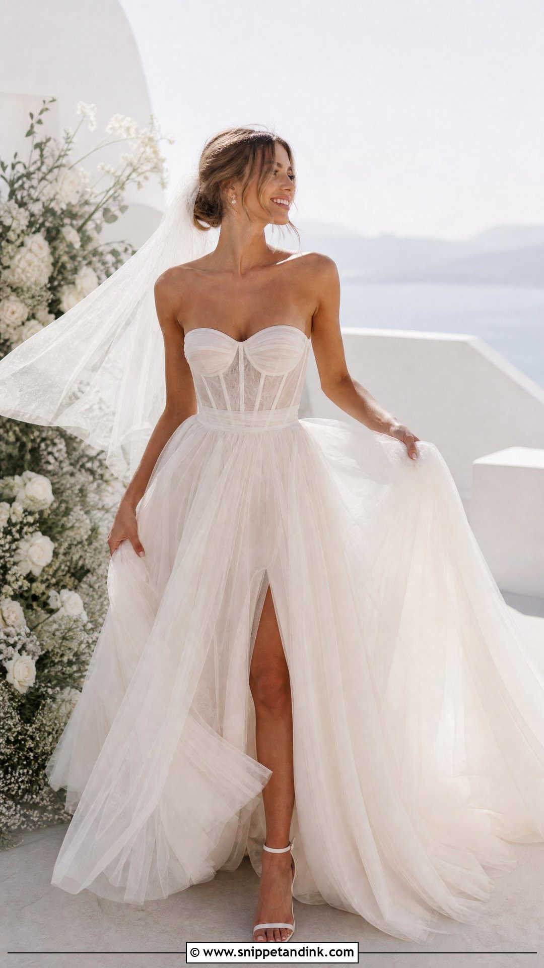 Tulle Corset Top Wedding Dress - Snippet and Ink - 25 Wedding Dress Corset Top Ideas