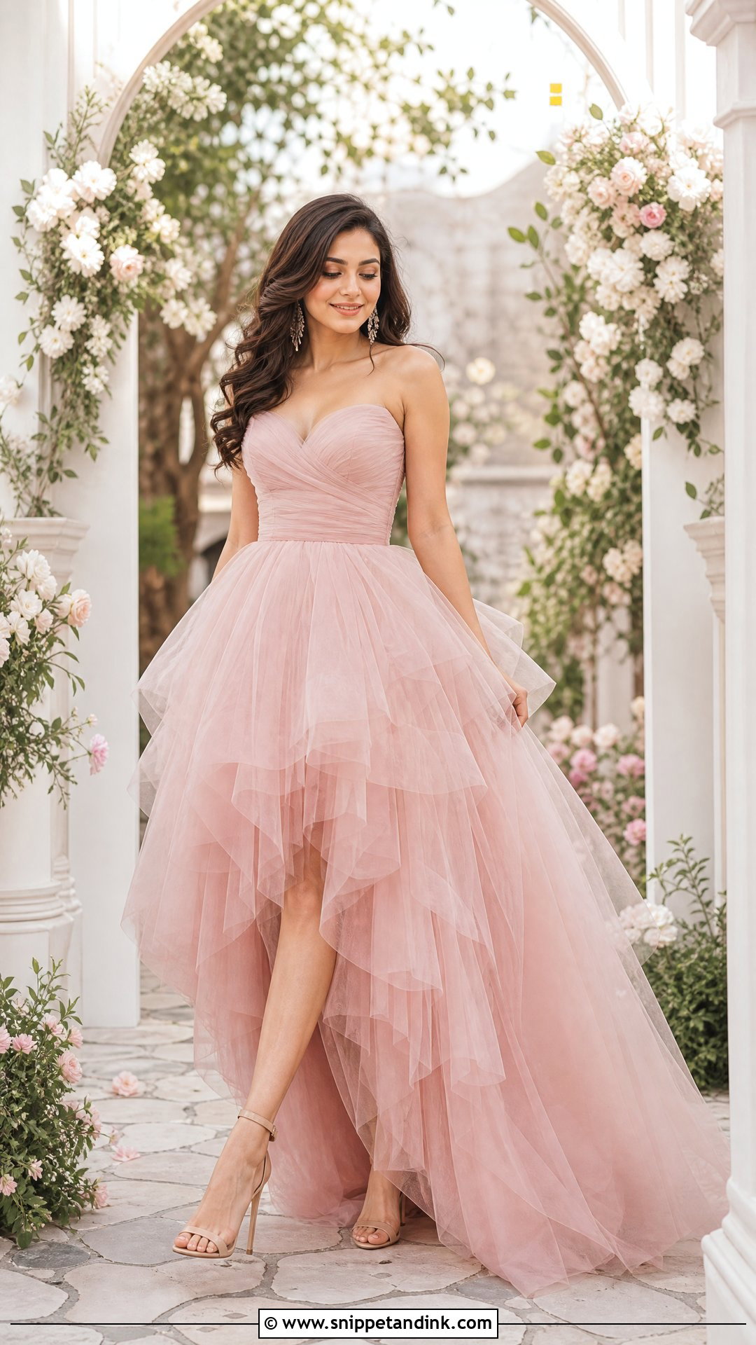 Tulle Gown Prewedding Dress - Snippet and Ink - 25 Prewedding Dress Ideas