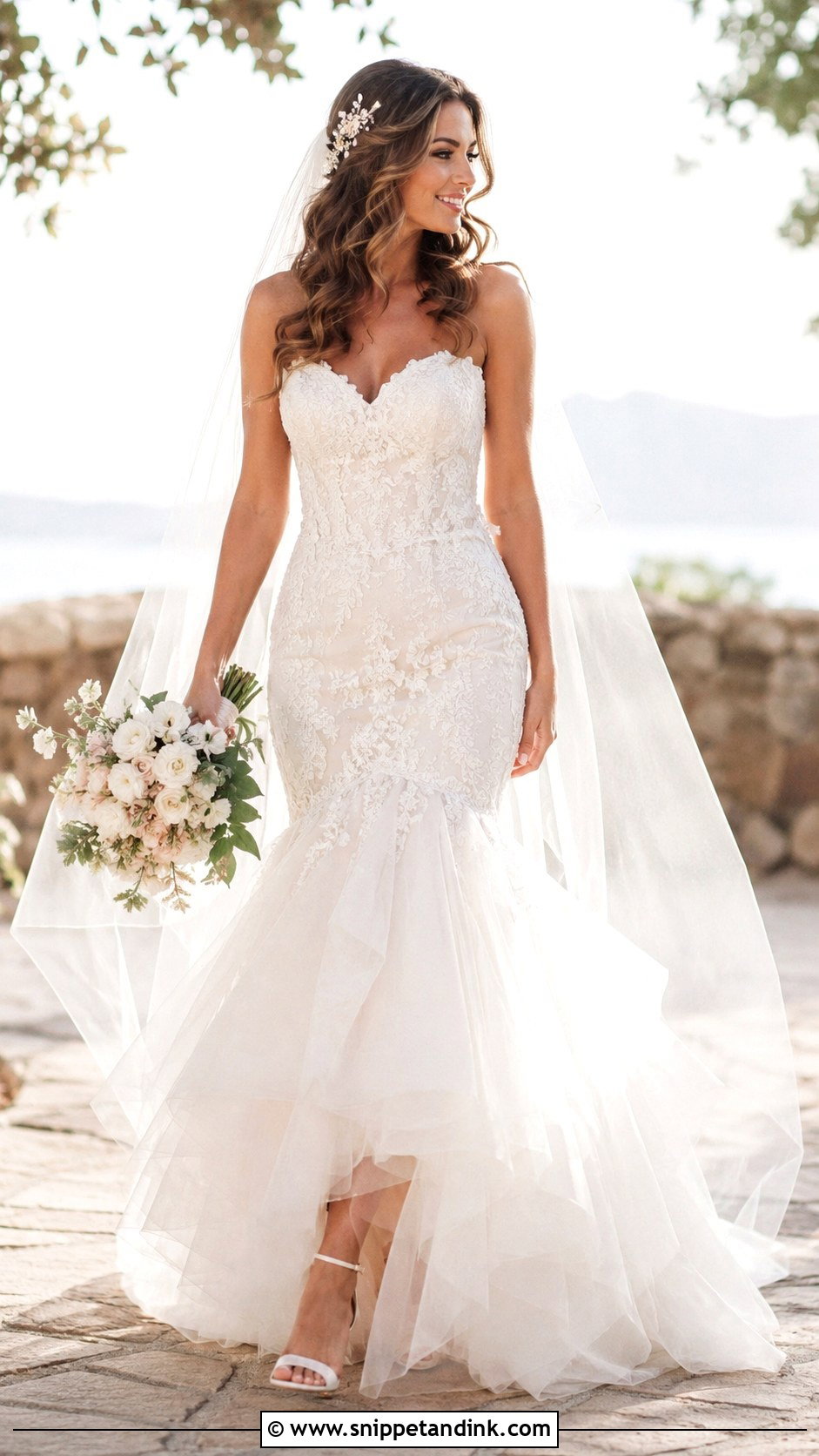 Tulle Mermaid Bridal Dress - Snippet and Ink - 25 Mermaid Bridal Dress Ideas