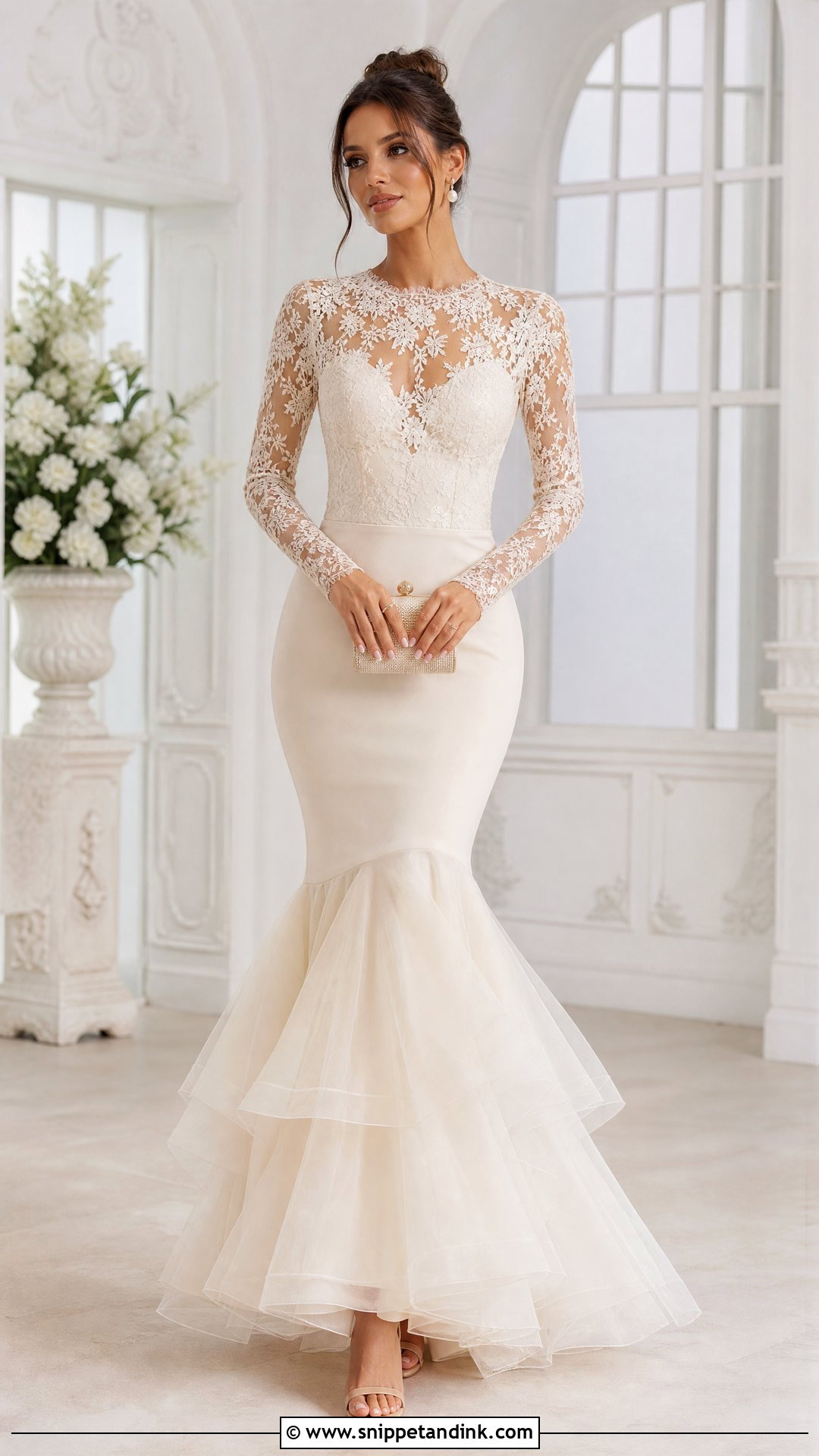 Tulle Mermaid Silhouette Dress - Snippet and Ink - 25 Mermaid Silhouette Ideas