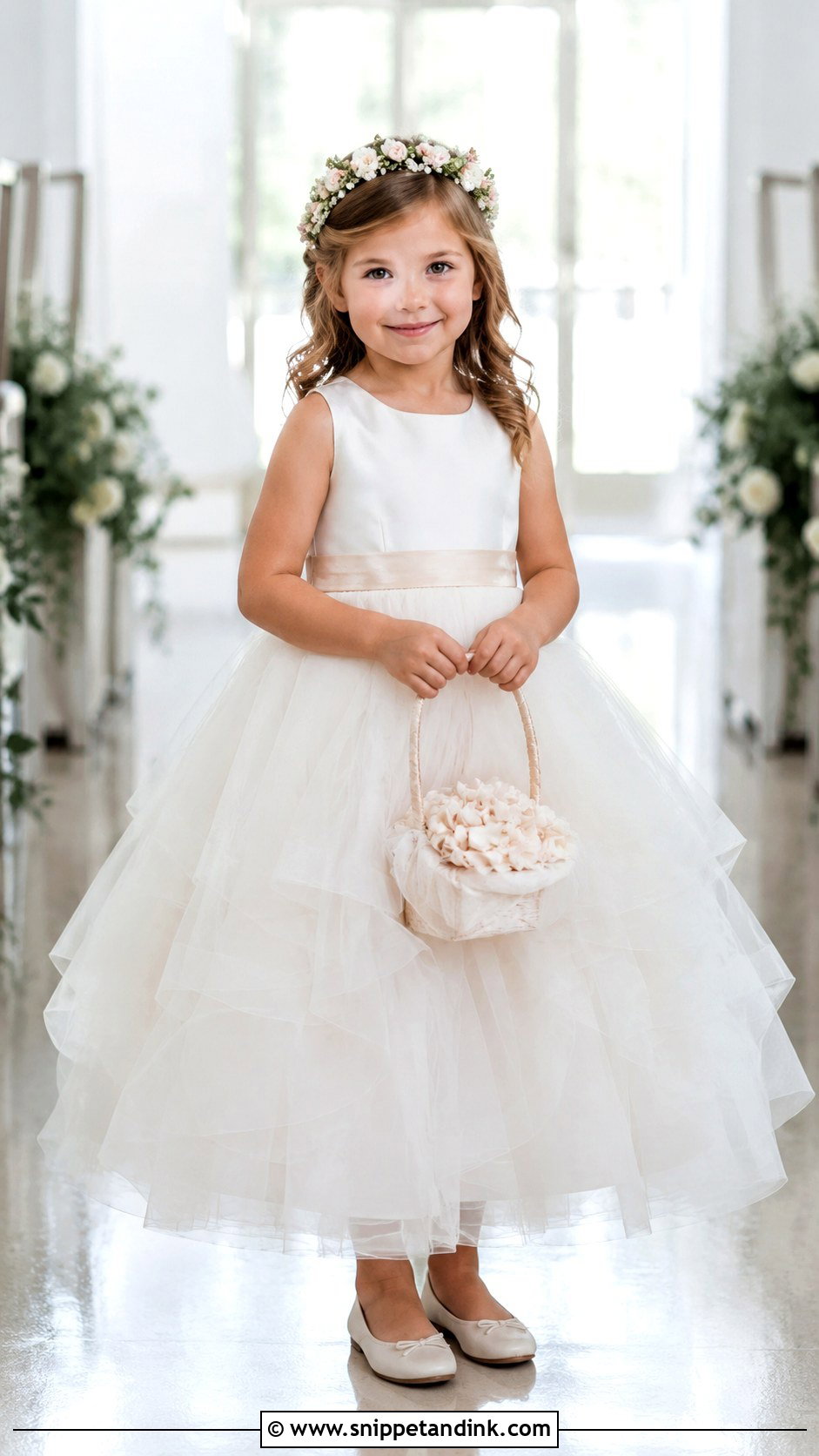 Tulle Mini Bride Ball Gown Outfit - Snippet and Ink - 20 Mini Bride Ideas