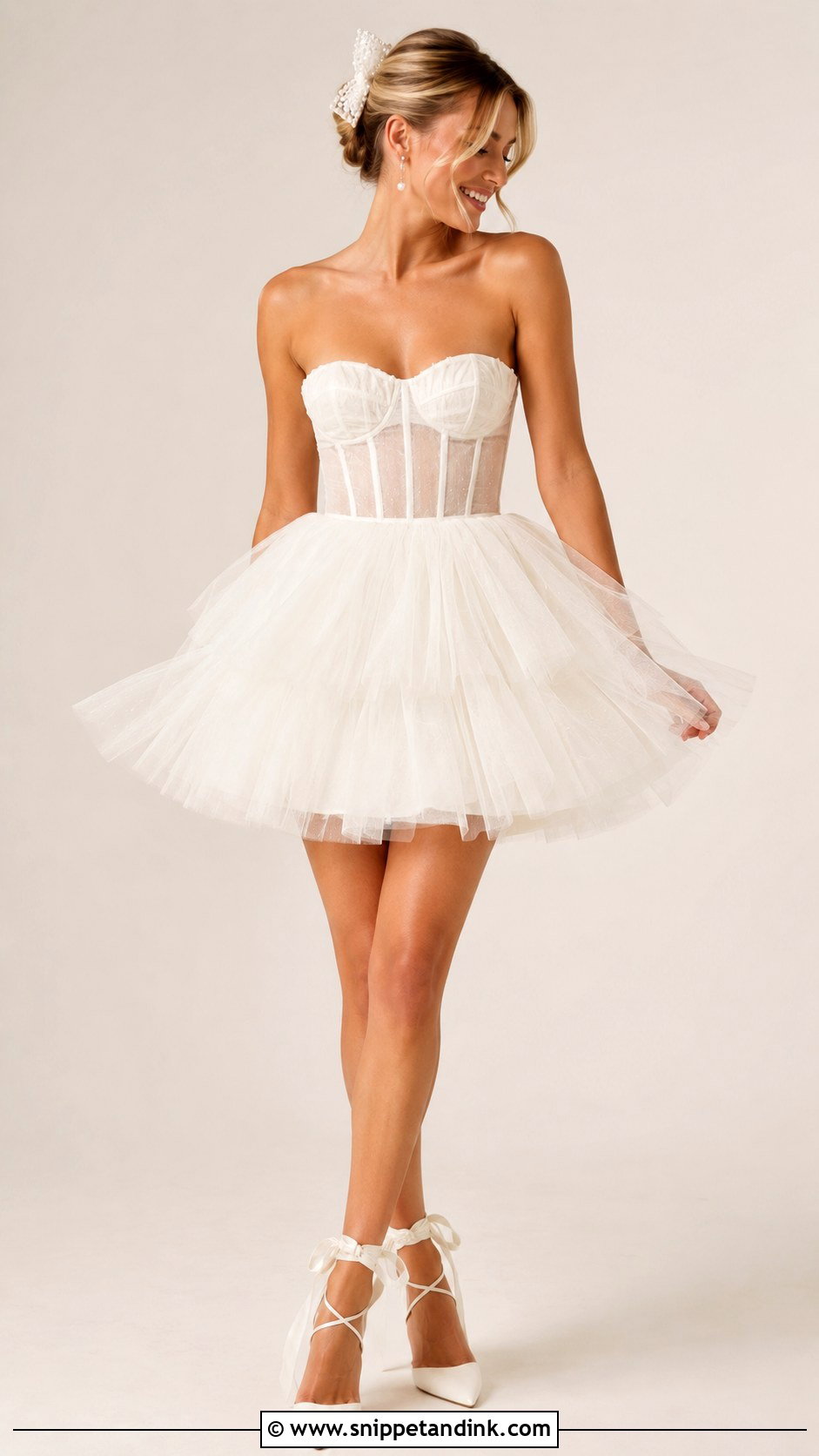 Tulle Mini Wedding Dress - Snippet and Ink - 25 Fun Wedding Dress Ideas