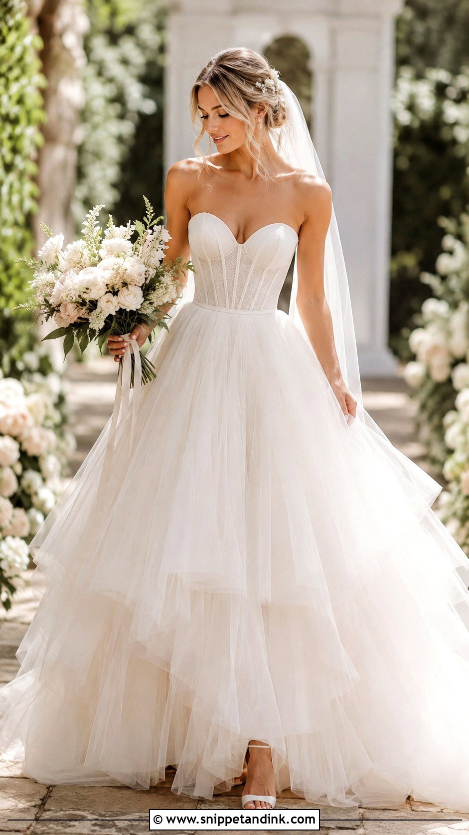 Tulle Princess Ball Gown Wedding Dress - Snippet and Ink - 25 Princess Wedding Dresses Ball Gown