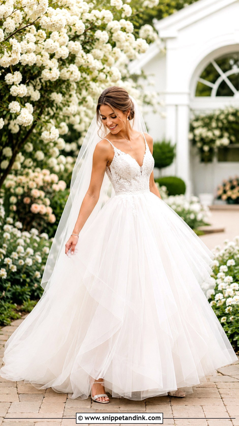 Tulle Princess Ballgown Wedding Dress - Snippet and Ink - 25 Princess Ballgown Wedding Dresses
