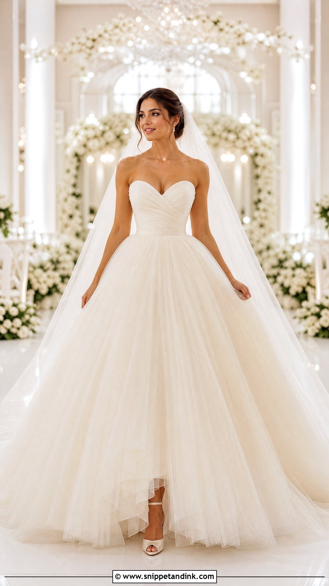 Tulle Princess Bridal Dress - Snippet and Ink - 30 Bridal Dress Design Ideas