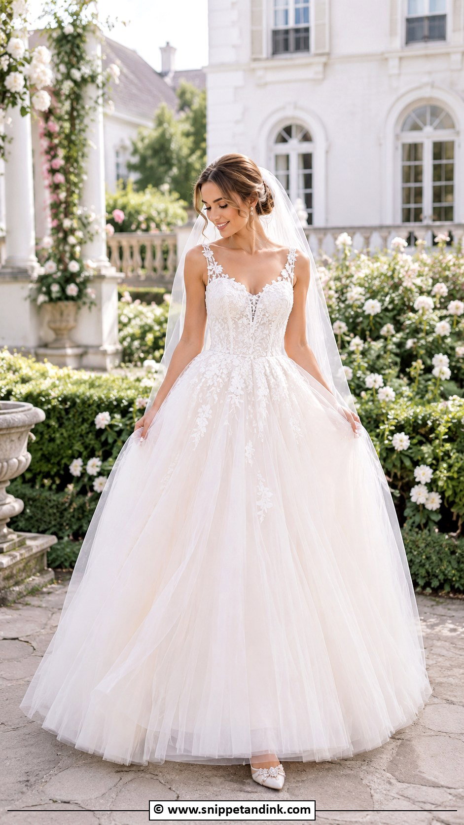 Tulle Princess Bride Gown - Snippet and Ink - 30 Bride Gown Ideas