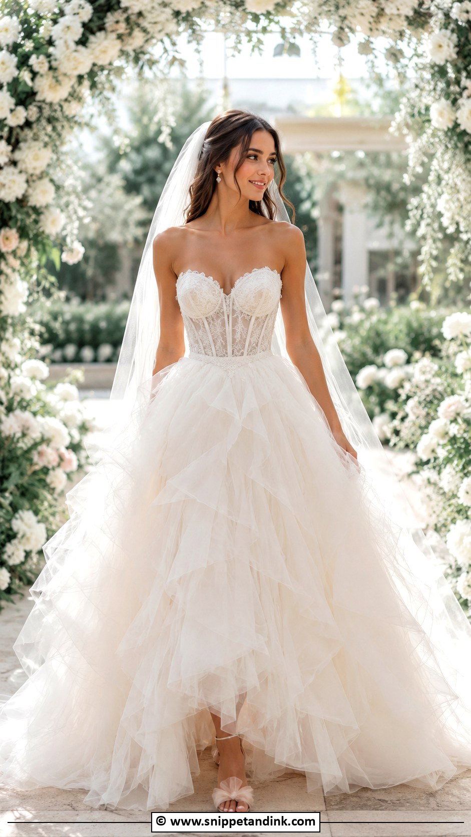 Tulle Princess Wedding Dress - Snippet and Ink - 35 Princess Wedding Dress Ideas