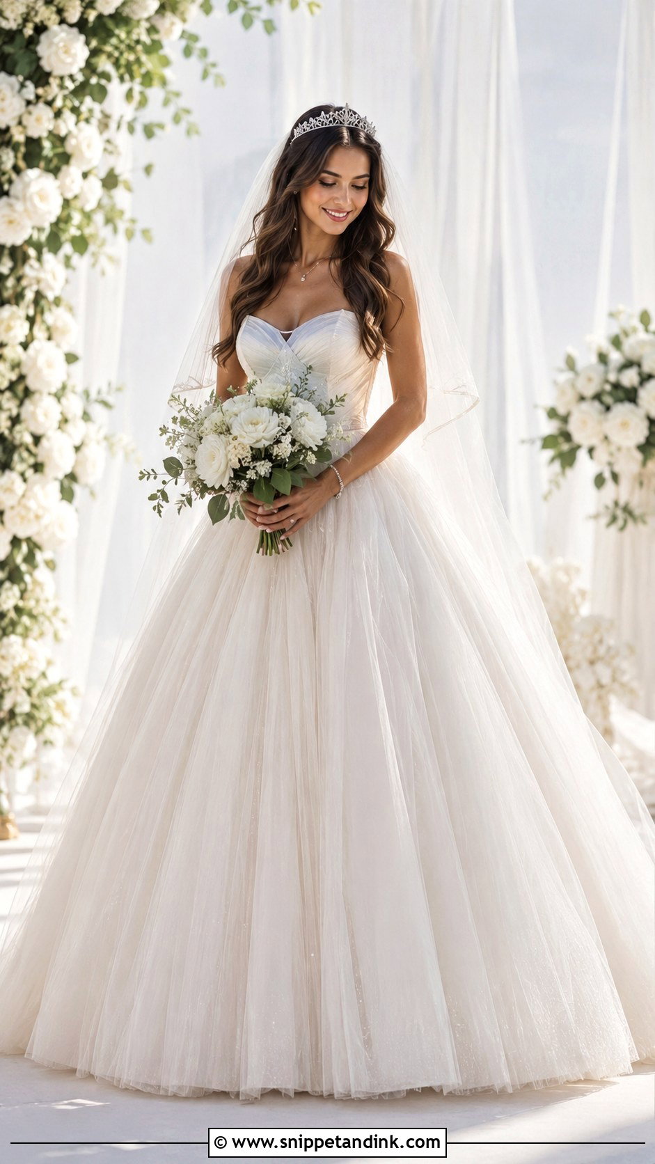 Tulle Princess Wedding Dress - Snippet and Ink - 25 Fairytale Wedding Dress Princesses Ideas