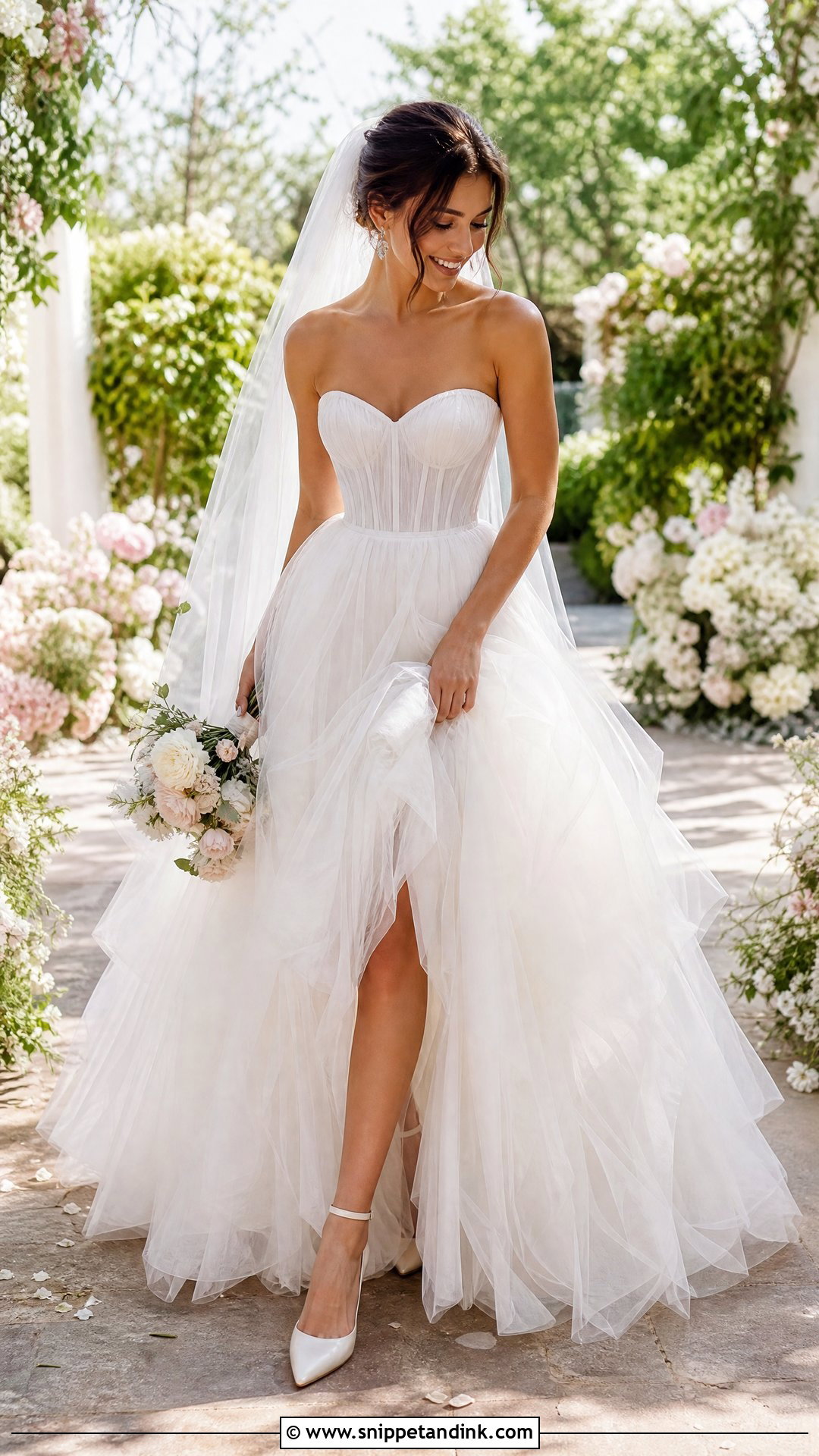 Tulle Princess Wedding Dress - Snippet and Ink - 25 Princess Style Wedding Dresses