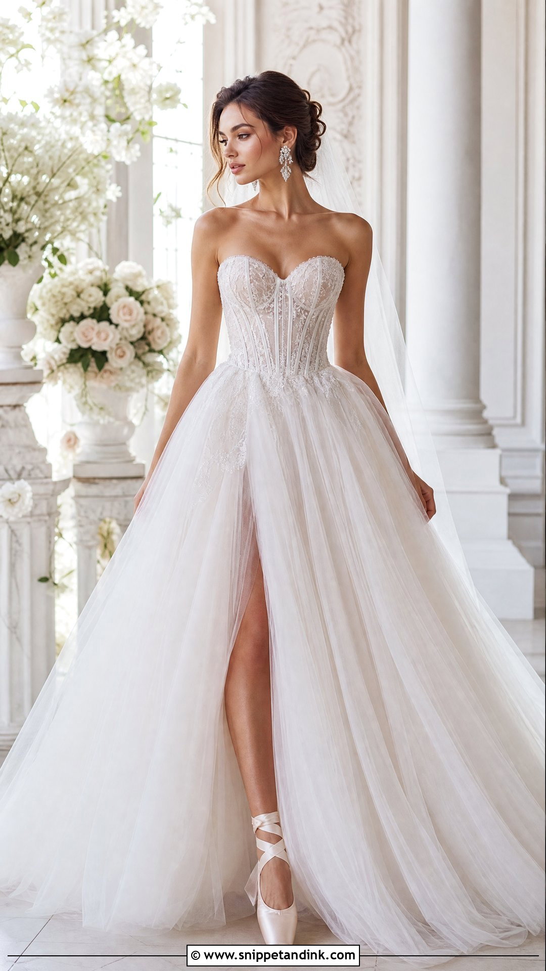 Tulle Princess Wedding Dress - Snippet and Ink - 25 Wedding Dresses Inspiration