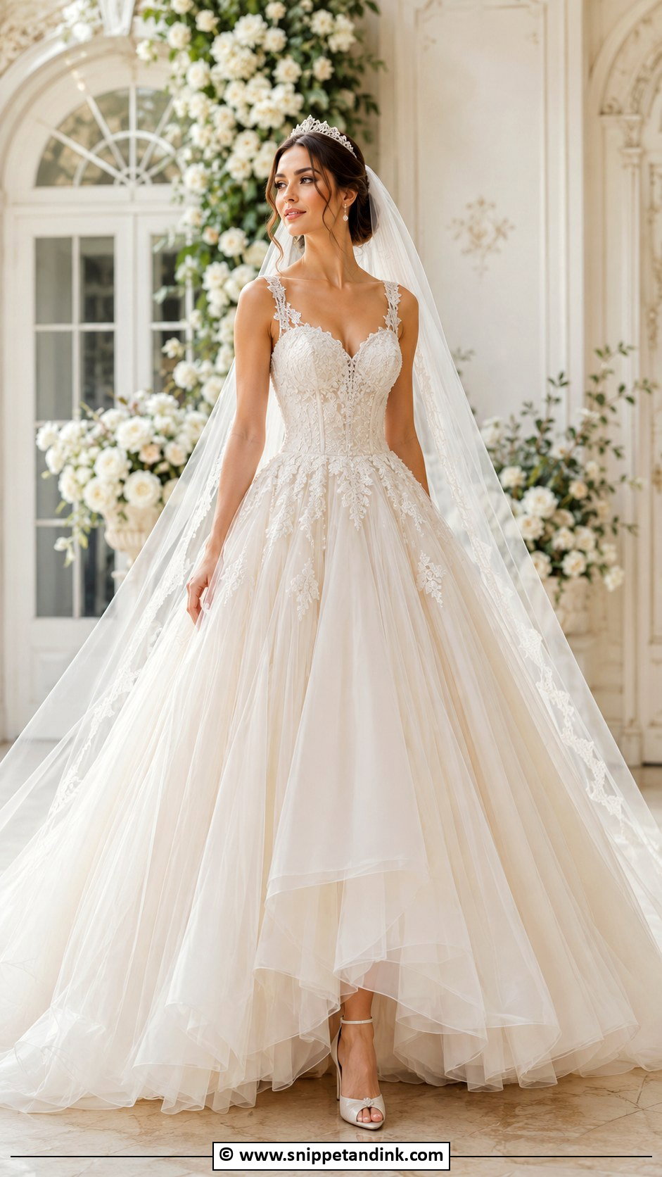 Tulle Princess Wedding Dress - Snippet and Ink - 30 Wedding Dress Inspiration Ideas