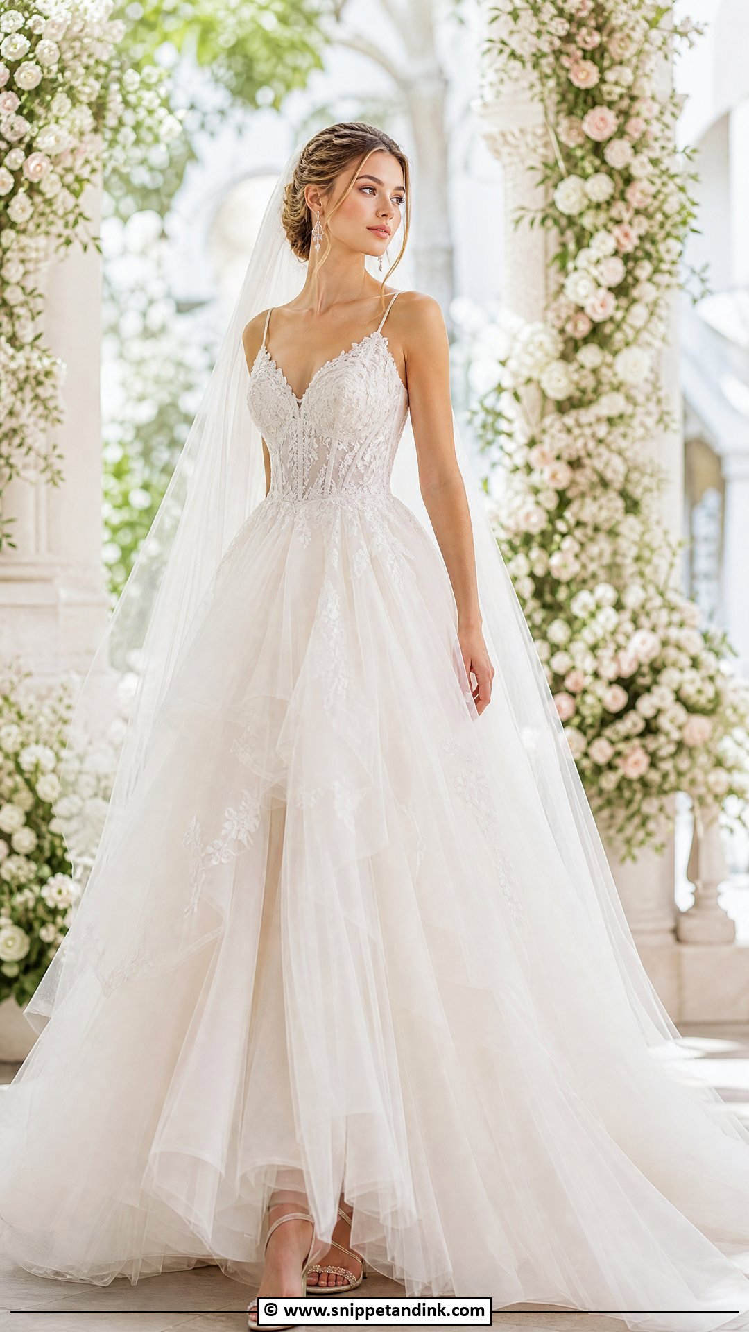 Tulle Princess Wedding Dress - Snippet and Ink - 35 Dream Wedding Dresses