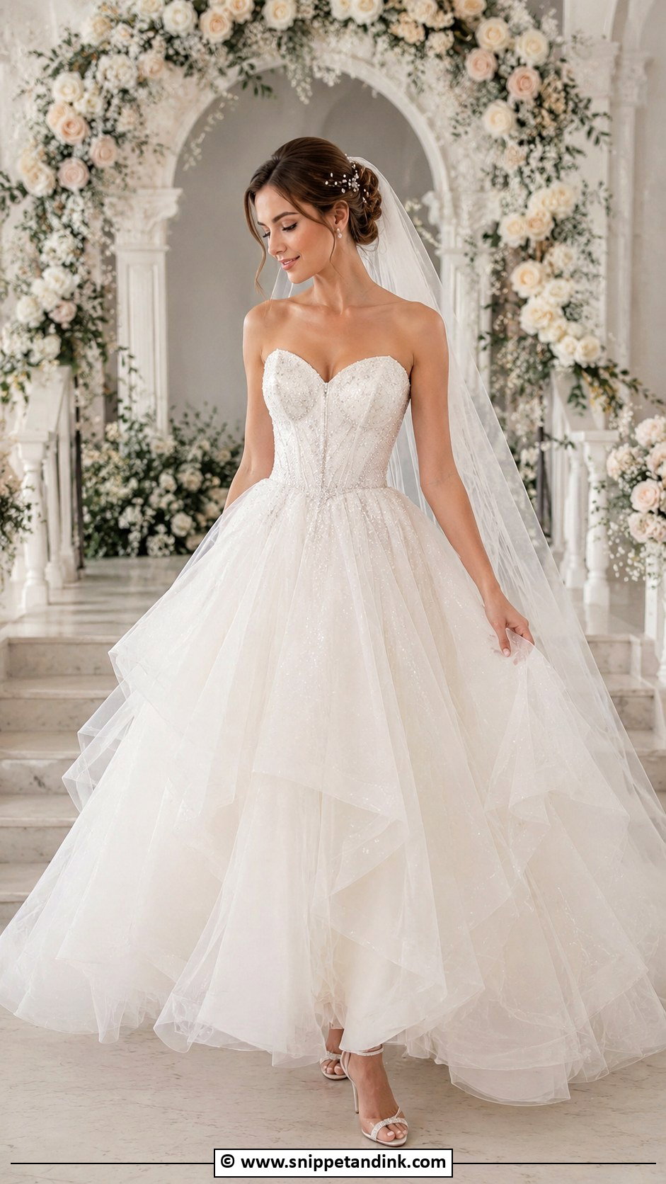 Tulle Princess Wedding Dress - Snippet and Ink - 30 Cute Wedding Dress Ideas