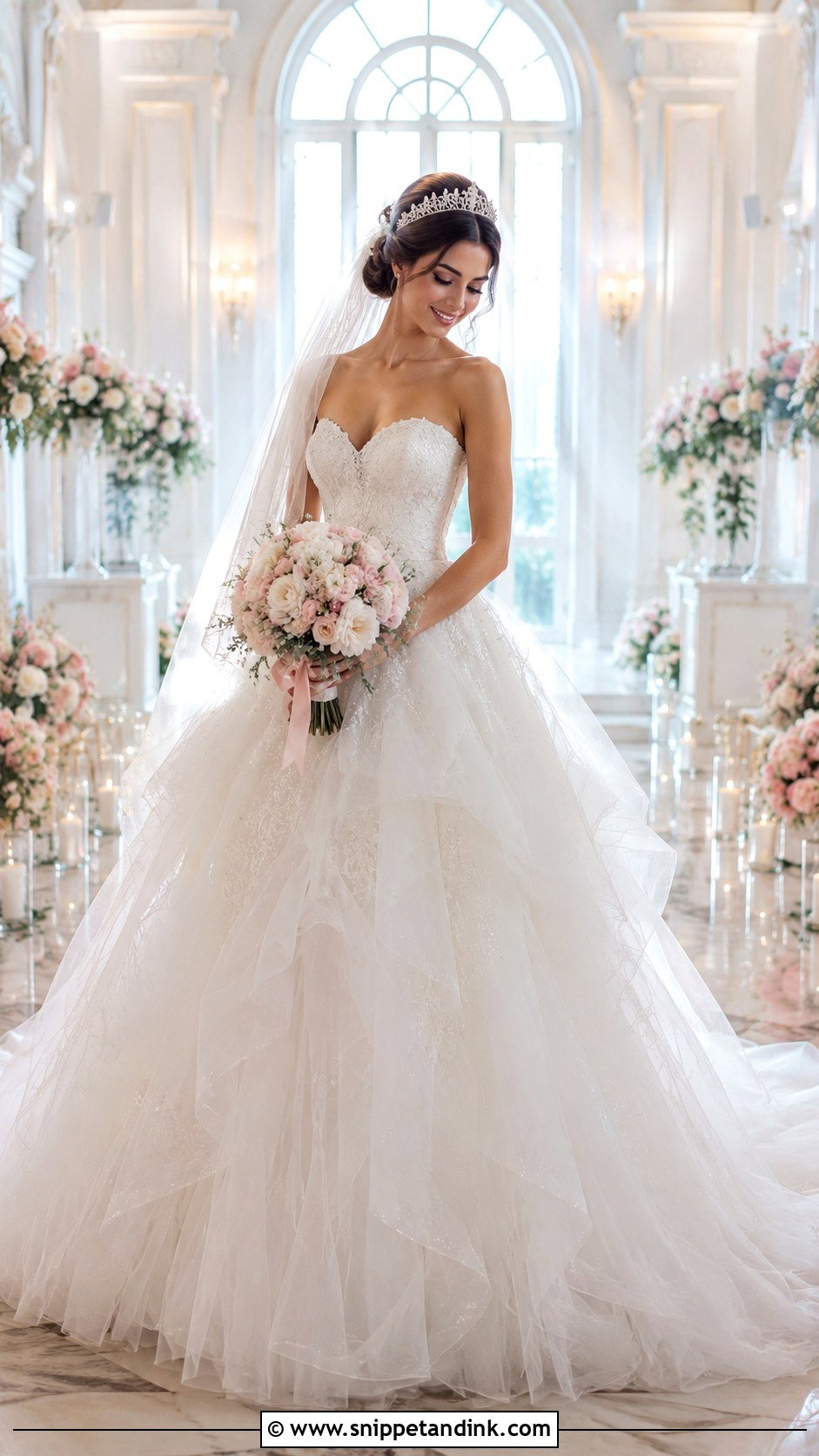 Tulle Princess Wedding Gown - Snippet and Ink - 25 Beautiful Wedding Gowns