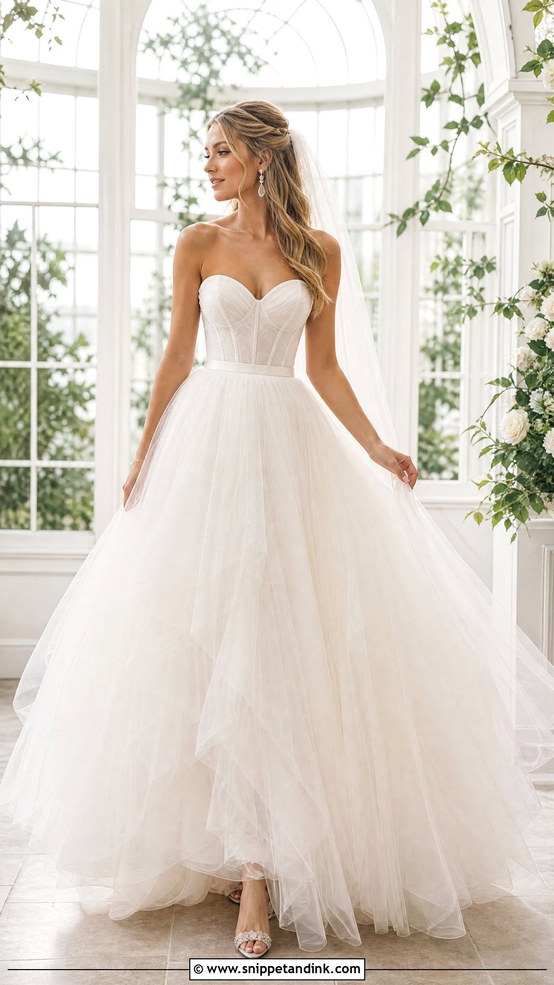 Tulle Princess Wedding Gown - Snippet and Ink - 25 Dream Princesses Wedding Gown Ideas